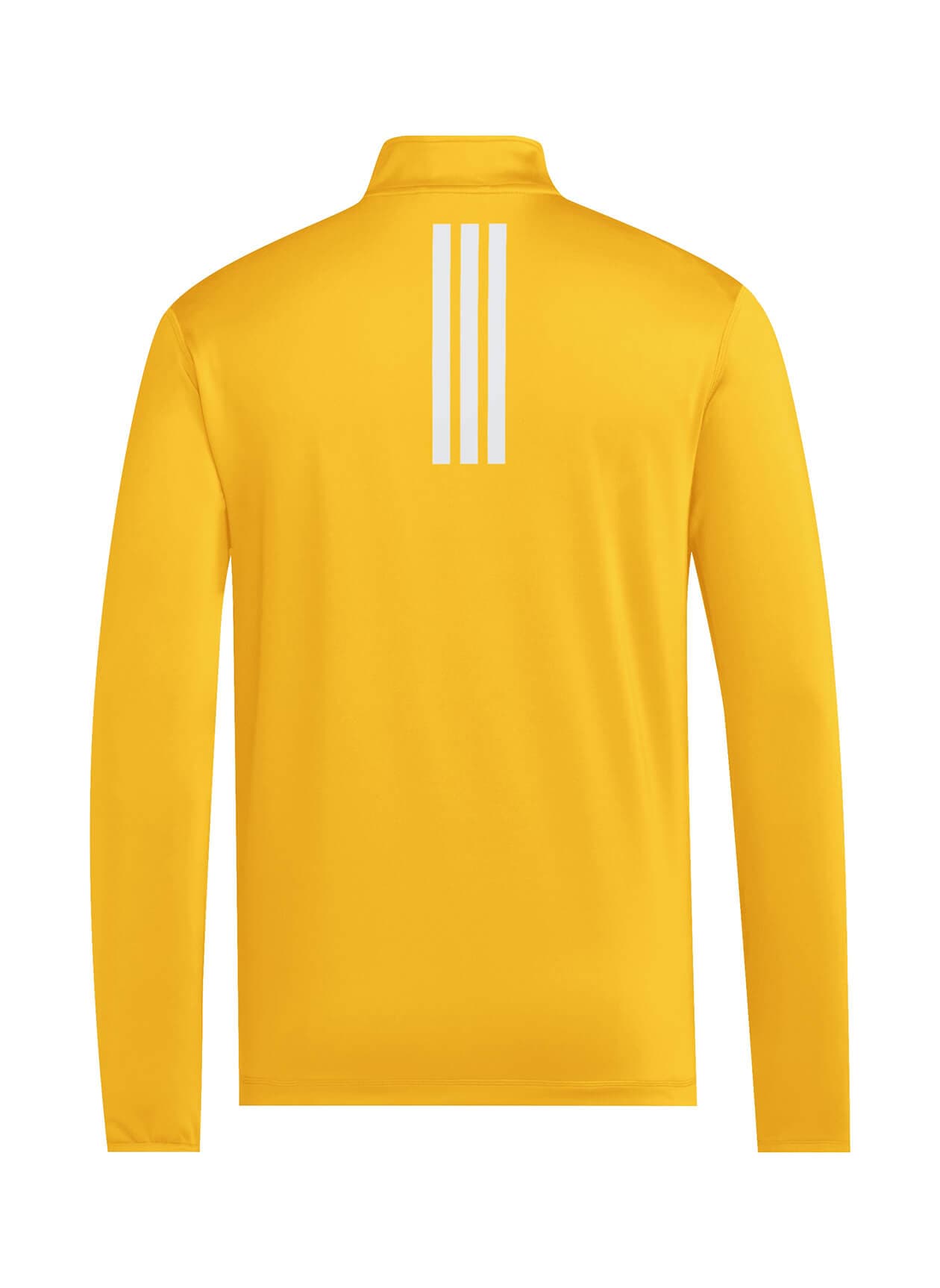 Adidas Men's Team 3-Stripes Quarter-Zip - Yellow LG