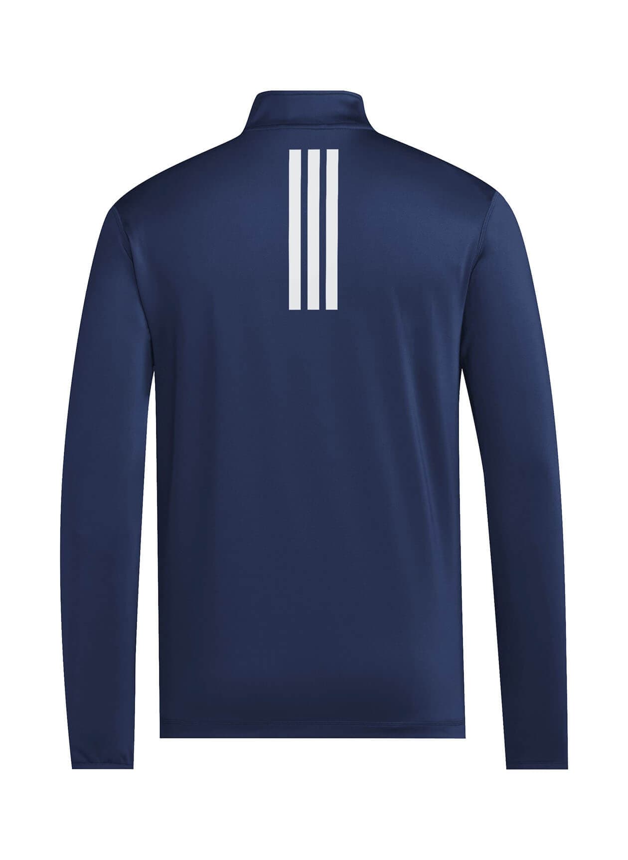 Adidas Men's Team 3-Stripes Quarter-Zip - Navy LG