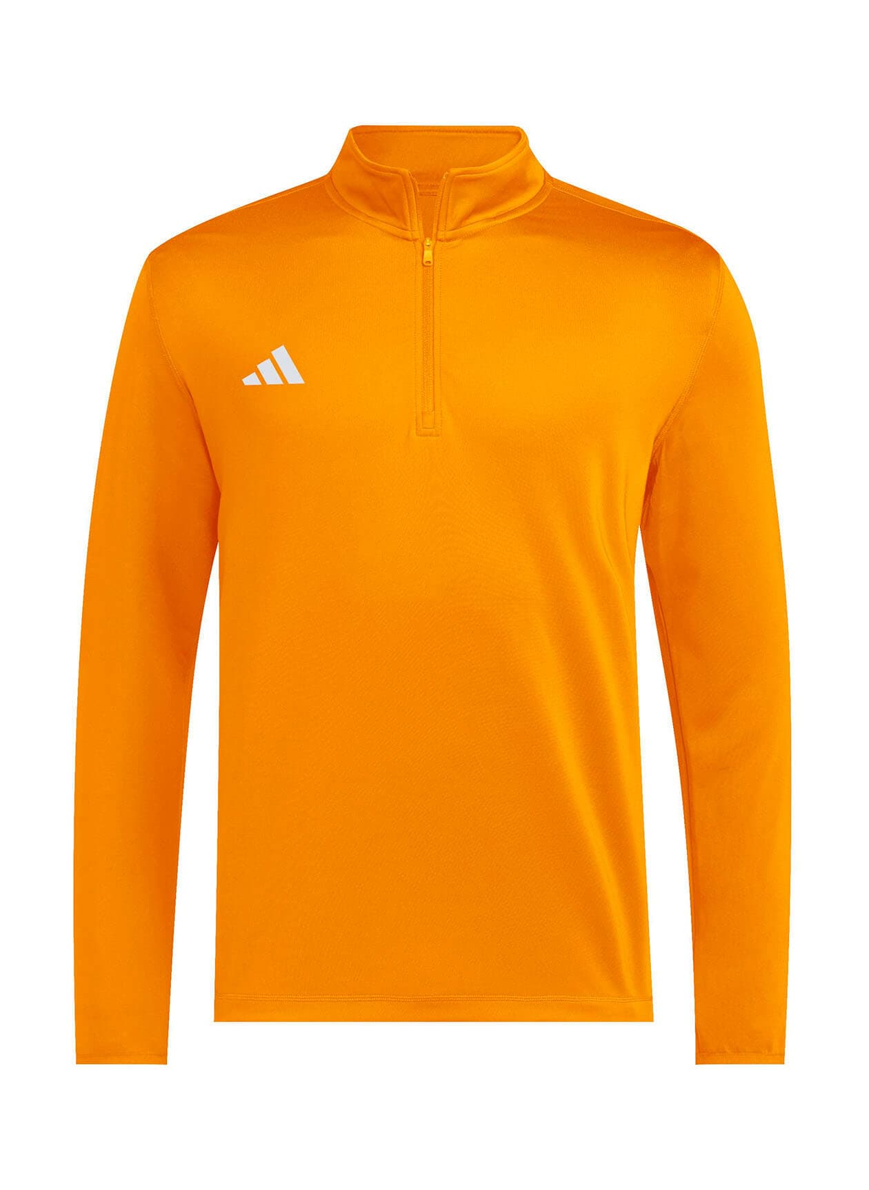 Adidas Men's Team 3-Stripes Quarter-Zip - Orange LG