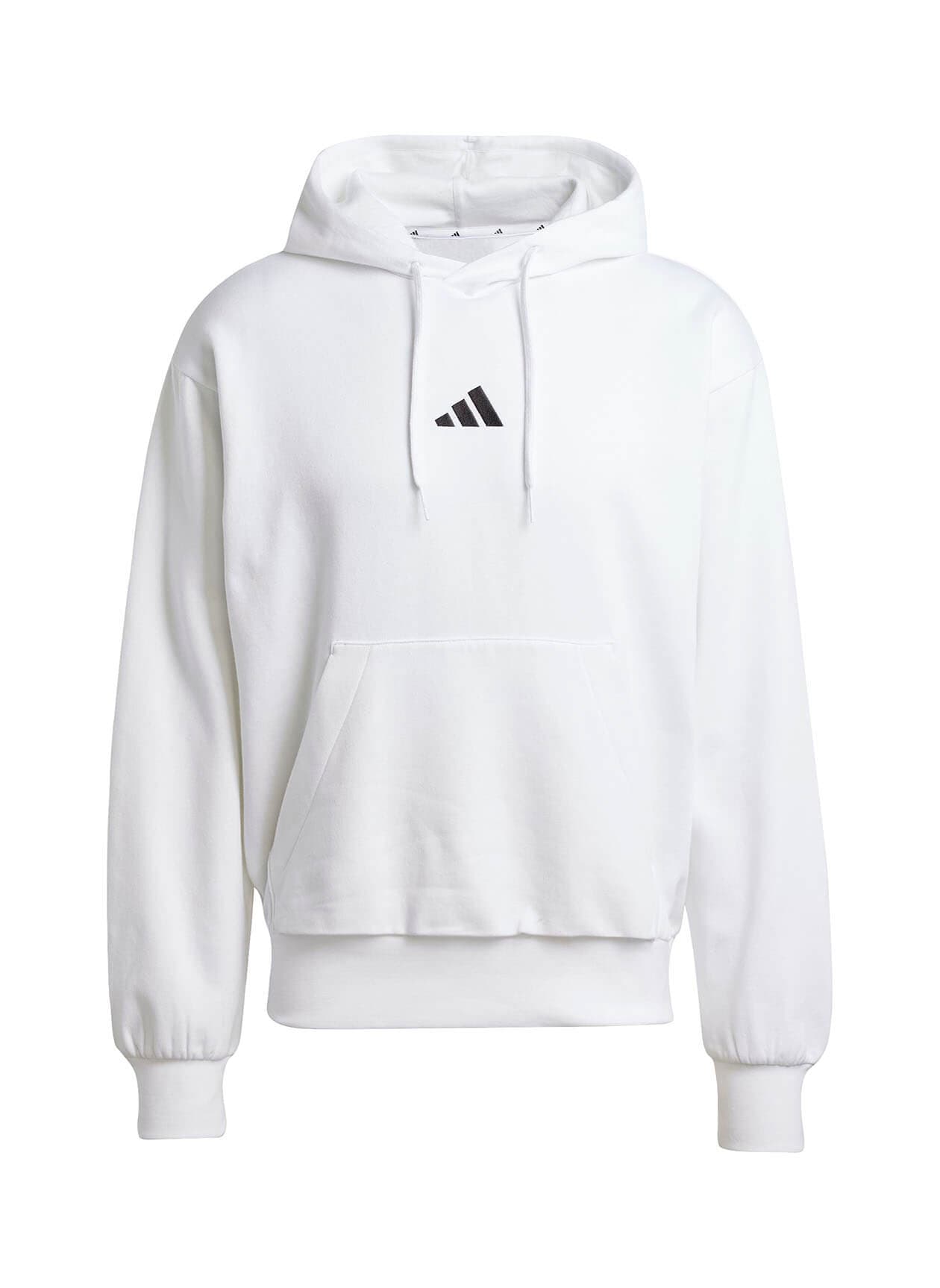 Adidas Men's Essentials Feelcozy Fleece Hoodie - White 3XL