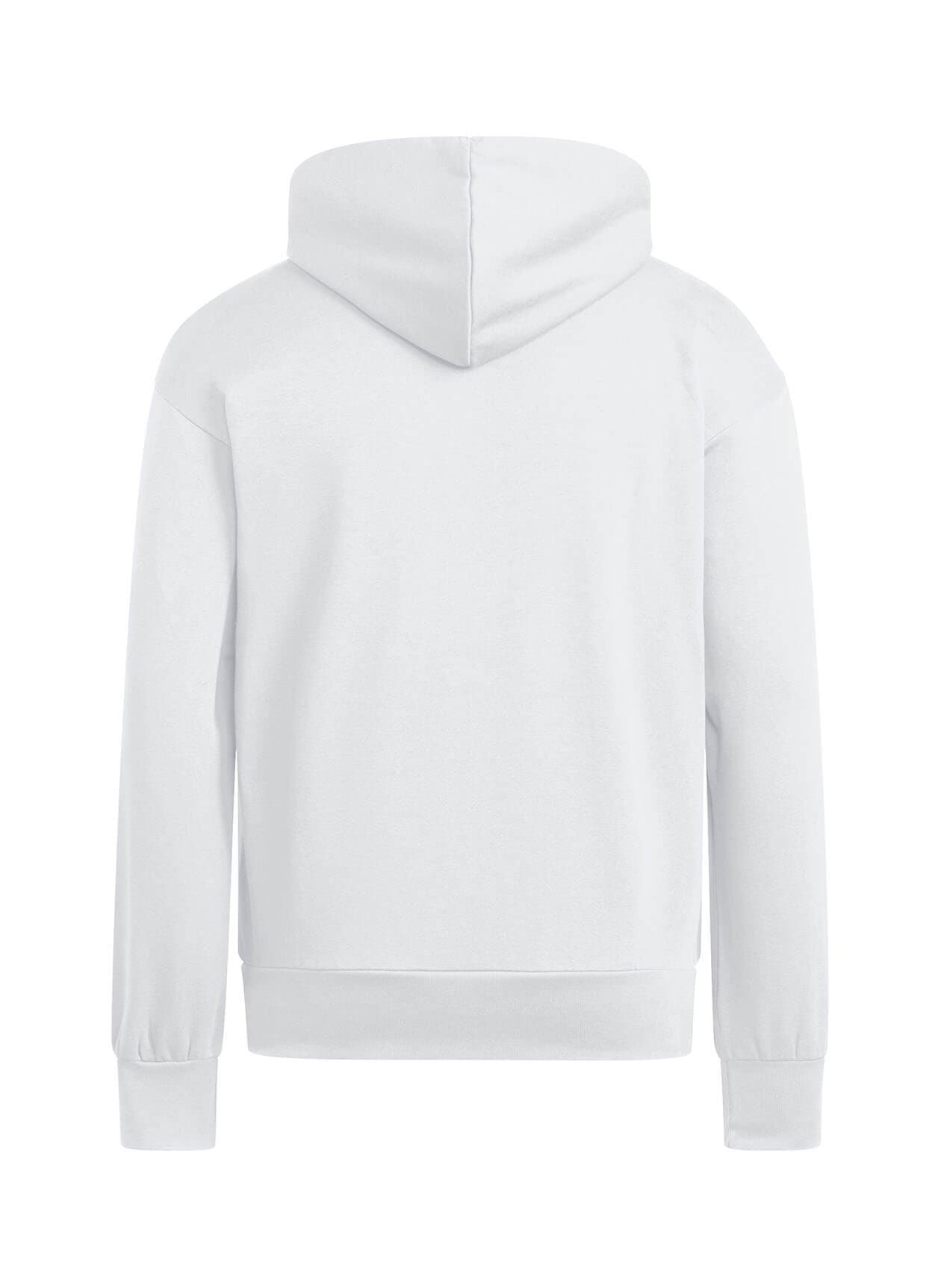Adidas Men's Essentials Feelcozy Fleece Hoodie - White 3XL