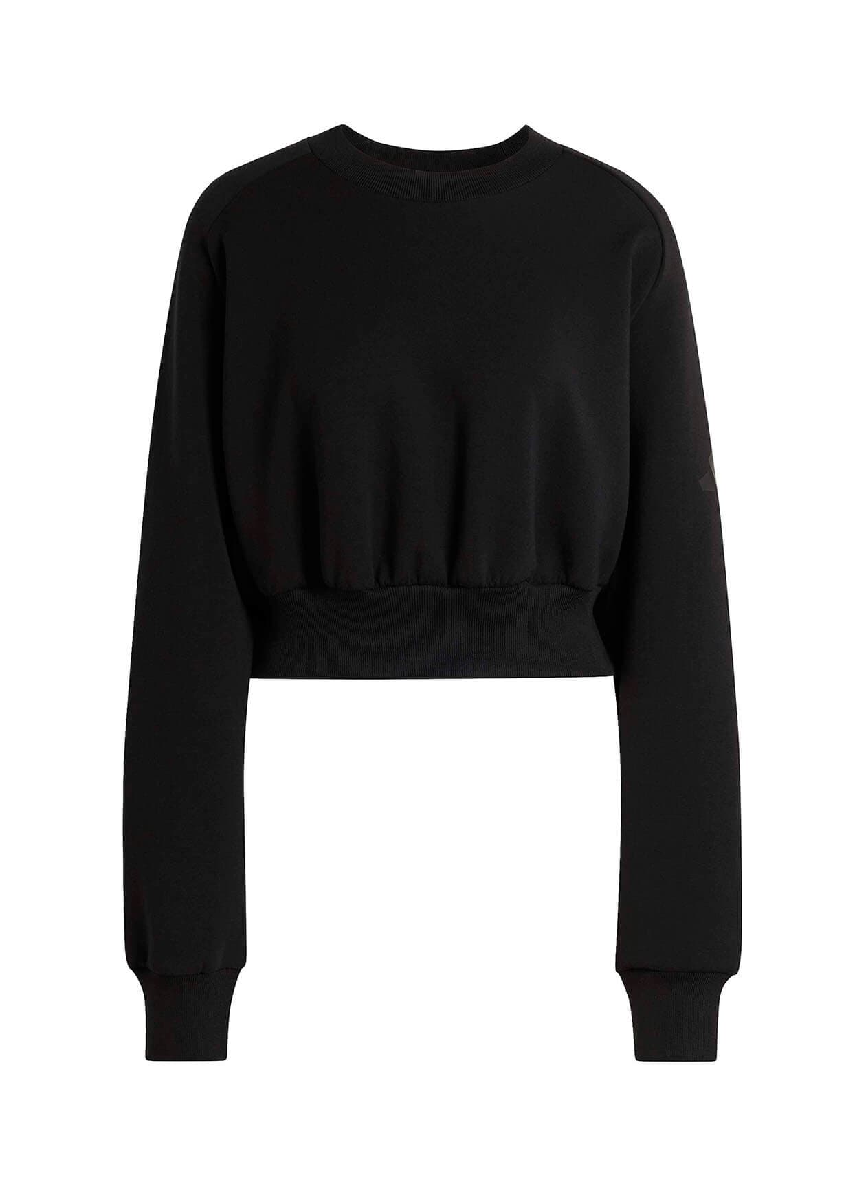 Adidas Women's Soft Lux Crew Sweatshirt - Black 3XL