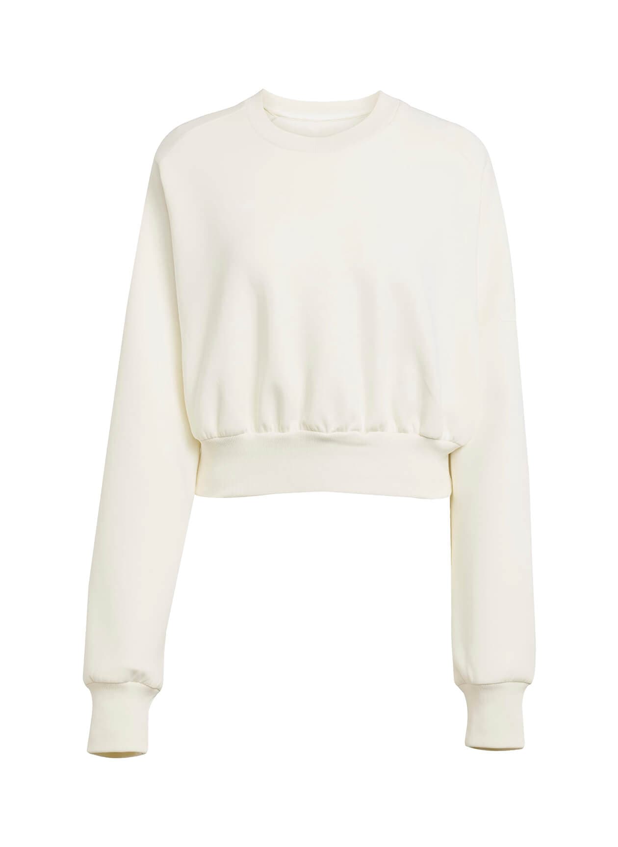 Adidas Women's Soft Lux Crew Sweatshirt - White 3XL
