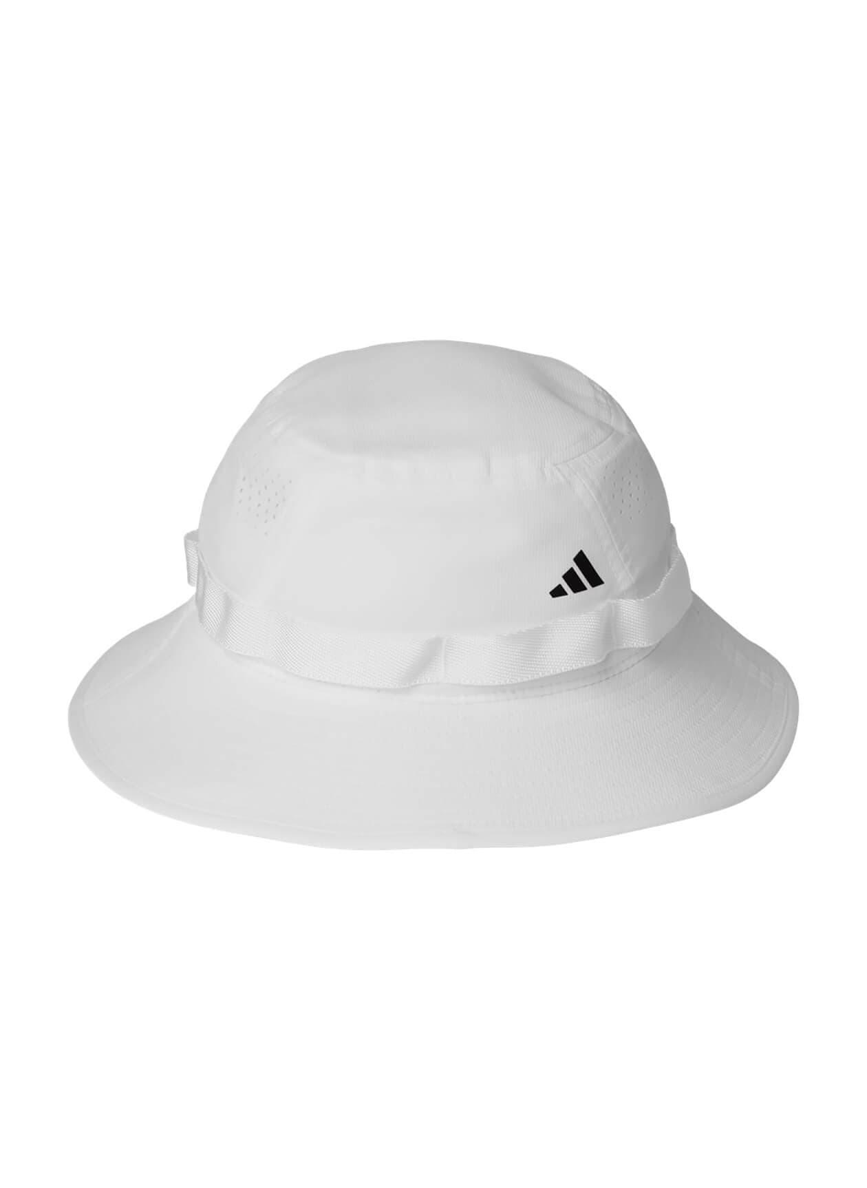 Adidas Fundamental Victory Bucket Hat - White LG/XL