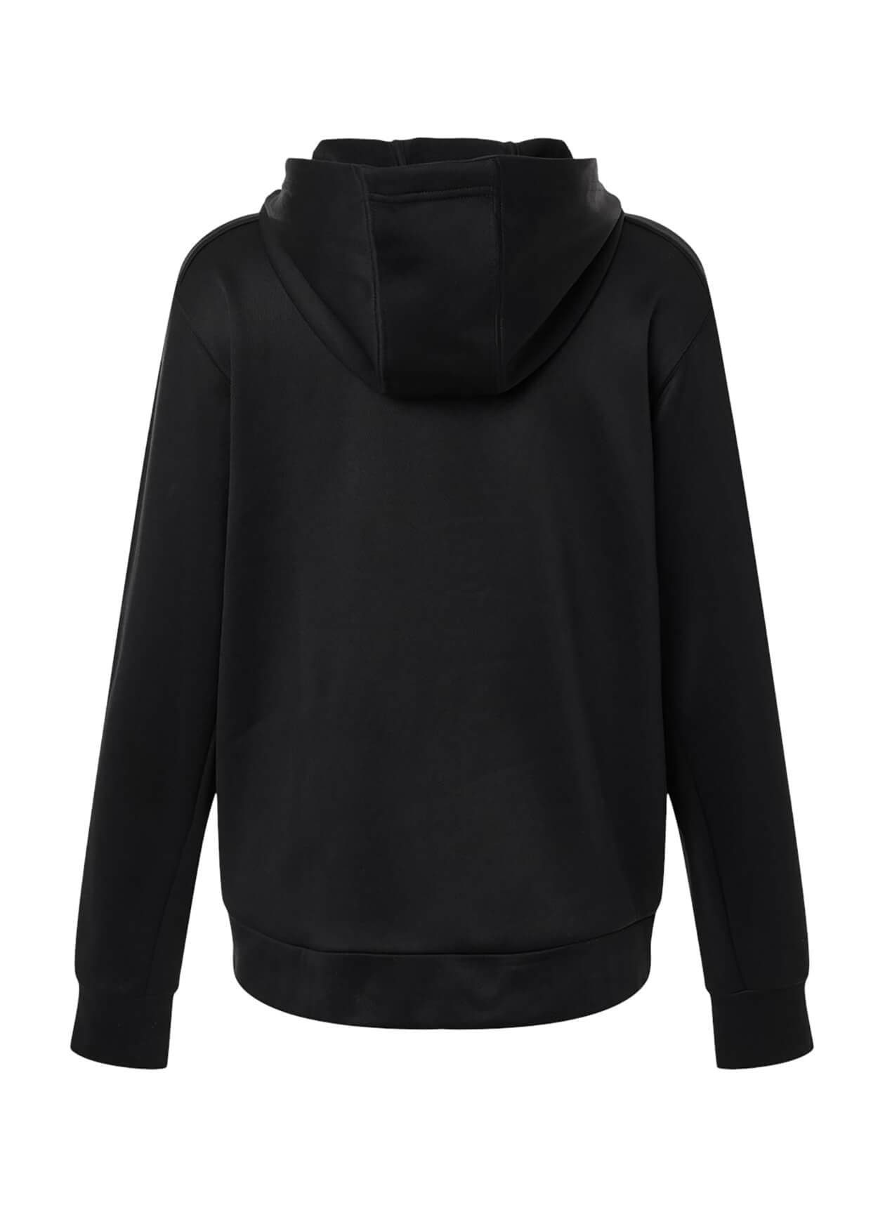 Adidas Women's Game & Go Fleece Full-Zip Hooded Sweatshirt - Black LG