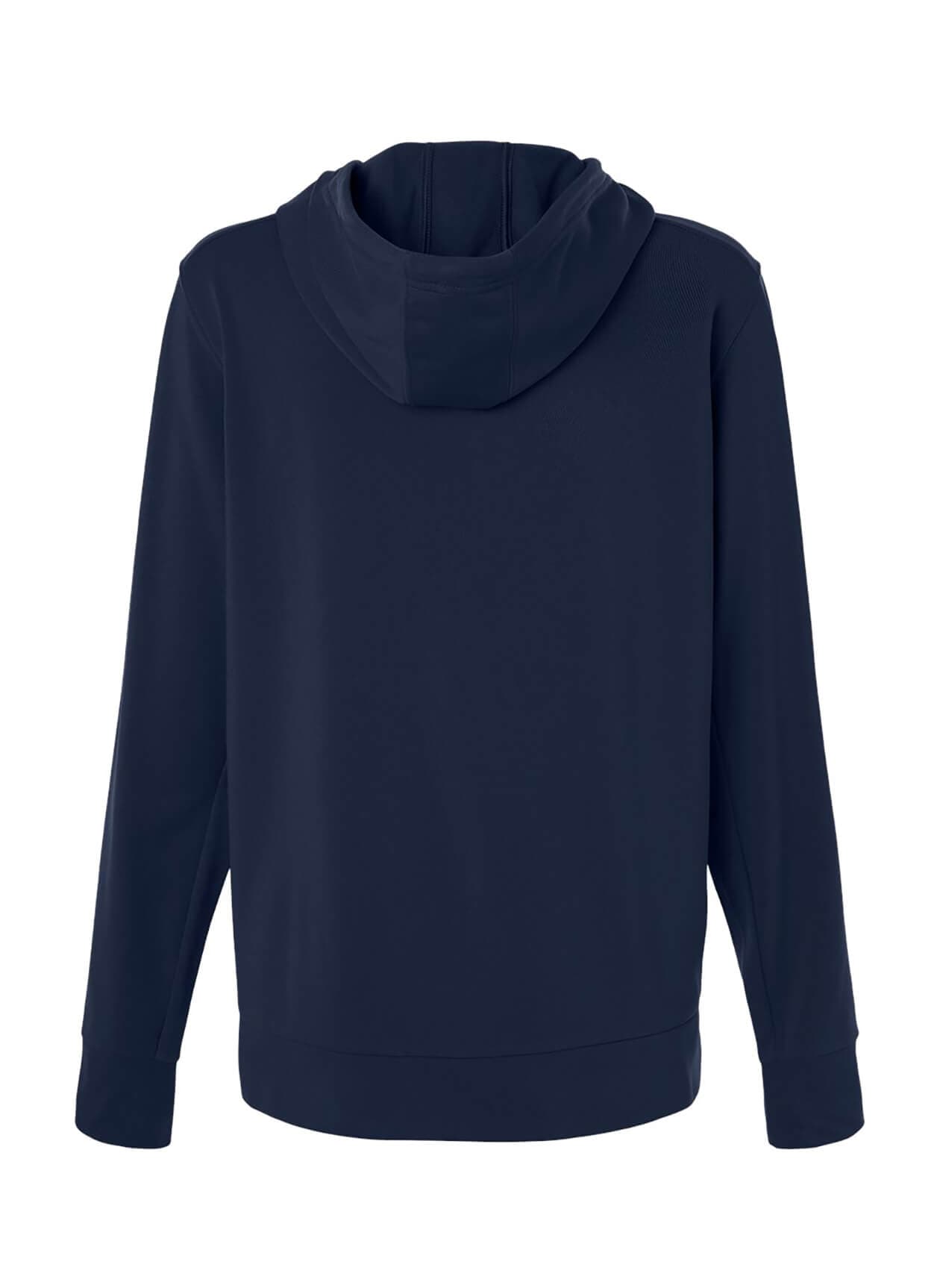 Adidas Women's Game & Go Fleece Full-Zip Hooded Sweatshirt - Navy LG