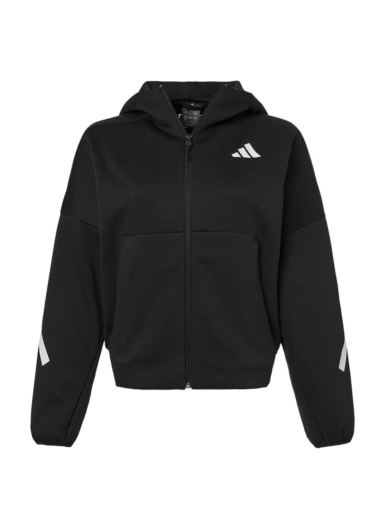 Adidas Women's Z.N.E Full-Zip Hoodie - Black LG