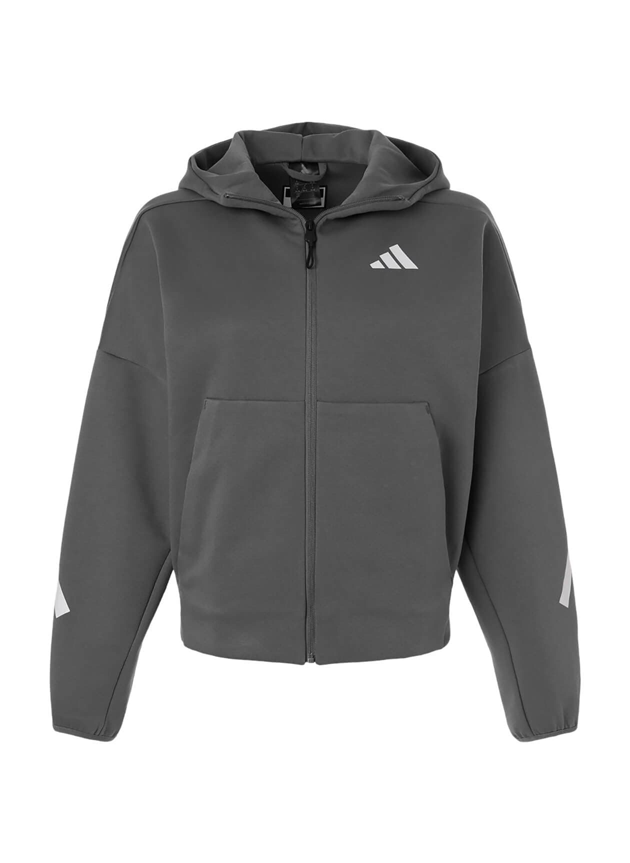 Adidas Women's Z.N.E Full-Zip Hoodie - Dark Grey LG
