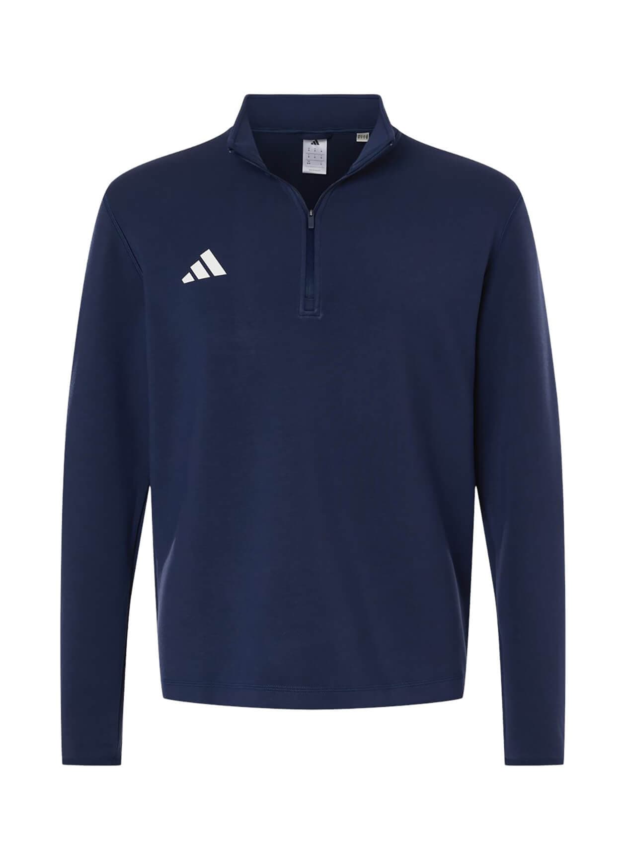 Adidas Men's 3-Stripes Quarter-Zip F26 - Navy 3XL