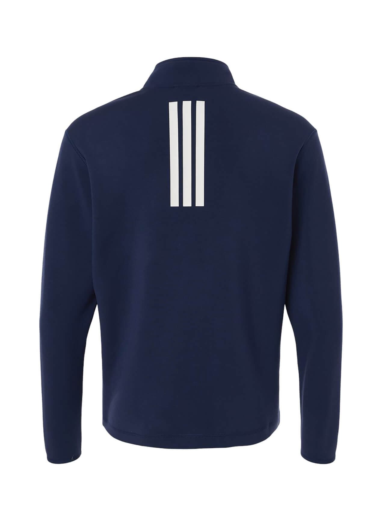 Adidas Men's 3-Stripes Quarter-Zip F26 - Navy 3XL