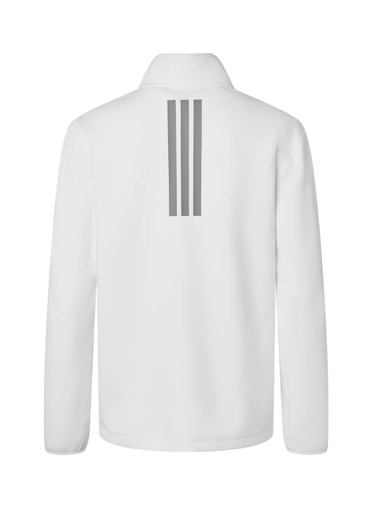 Adidas Women's 3-Stripes Quarter-Zip F26 - White LG