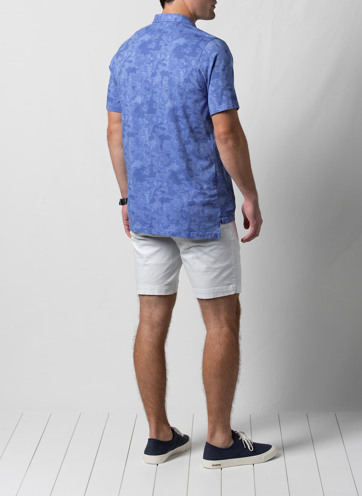 B. Draddy Men's Gil Polo - Blue LG