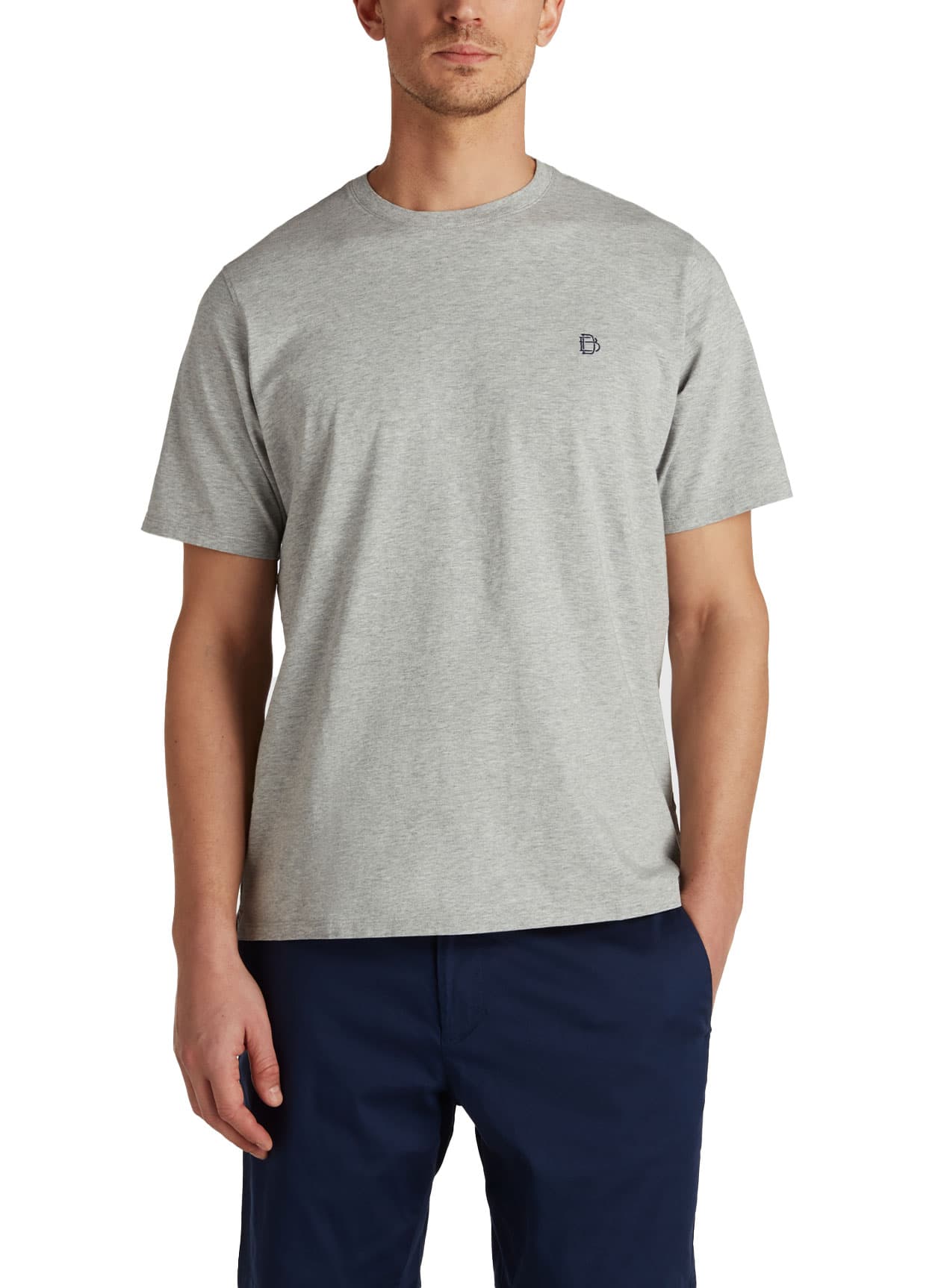 B. Draddy Men's Dewey Pocket T-Shirt - Light Grey 3XL