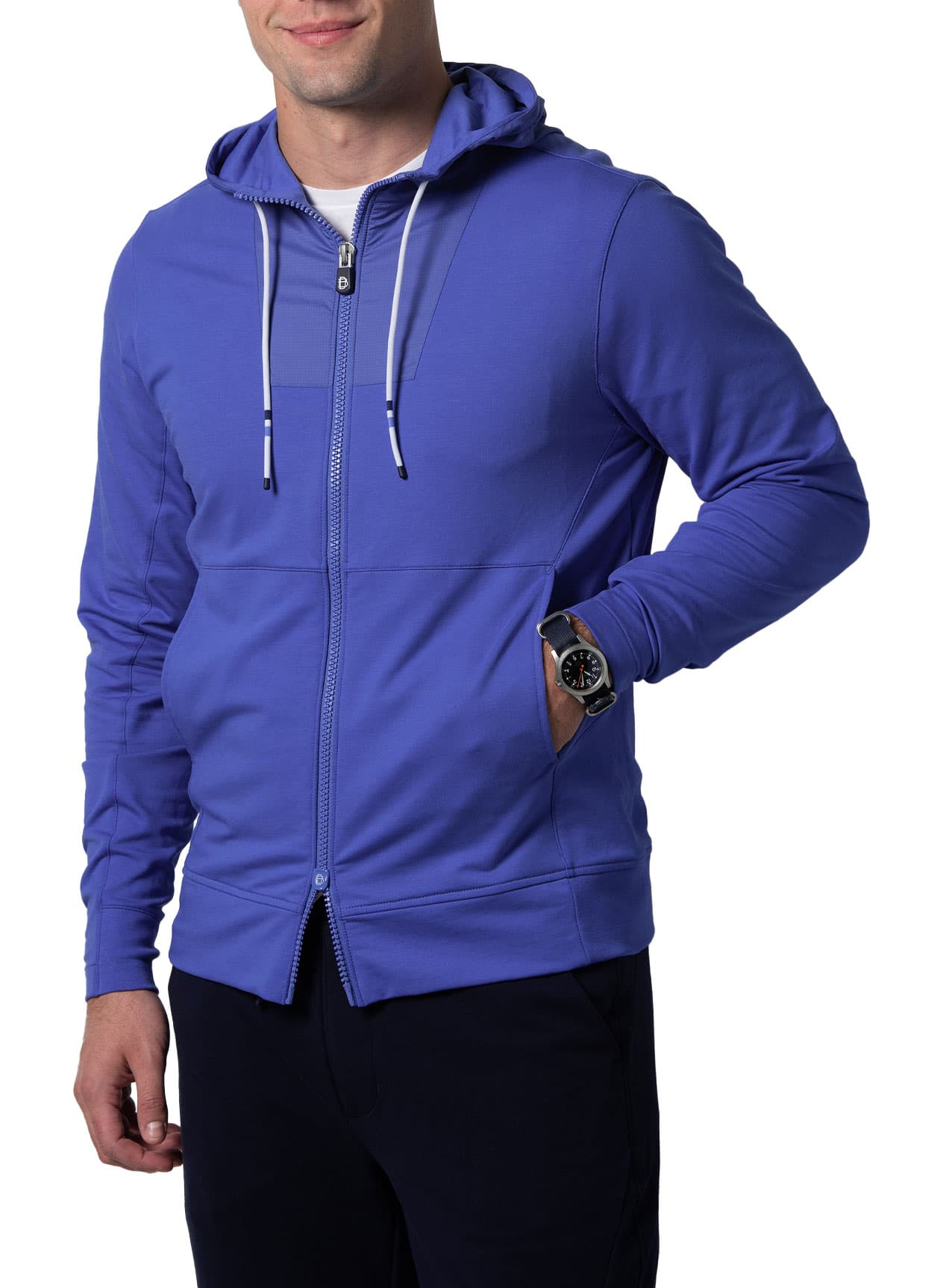 B. Draddy Men's The T.T. Hoodie - Blue LG
