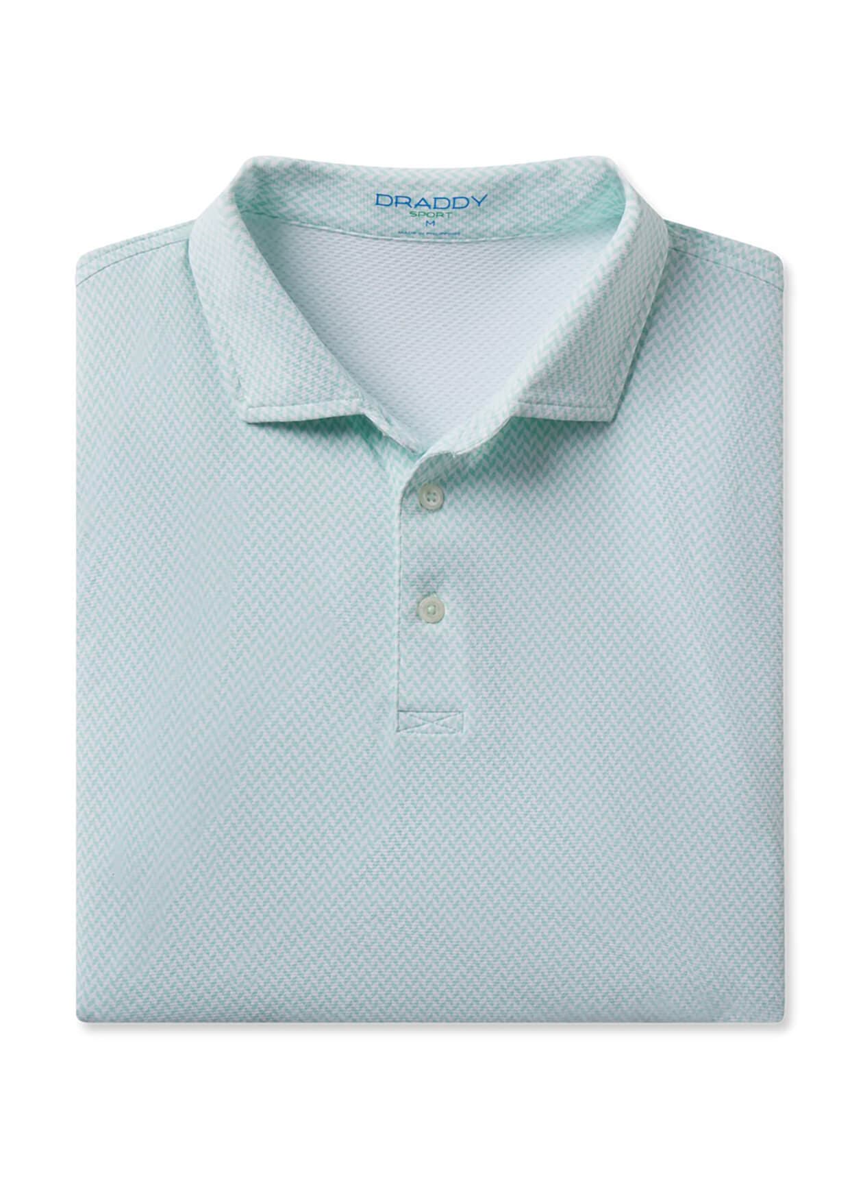 B. Draddy Men's Captain Crunch Polo - Cyan 3XL