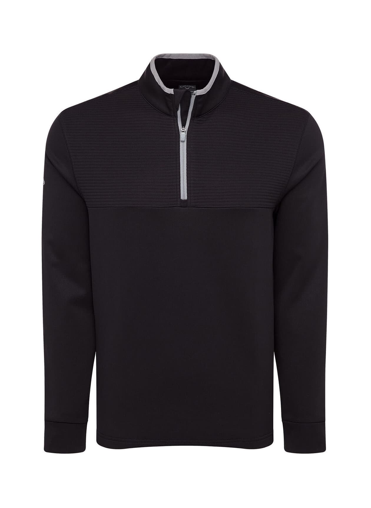 Callaway Golf Men's Ottoman Fleece Quarter-Zip - Black 3XL