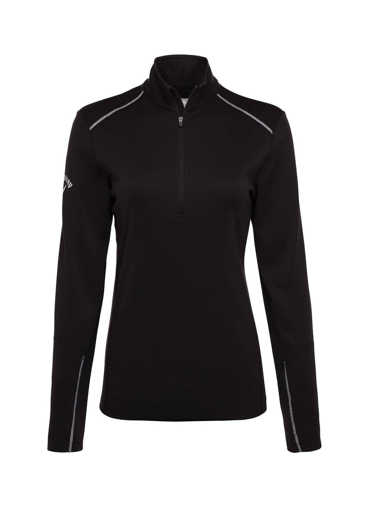 Callaway Golf Women's Water Repellent Quarter-Zip - Black 3XL