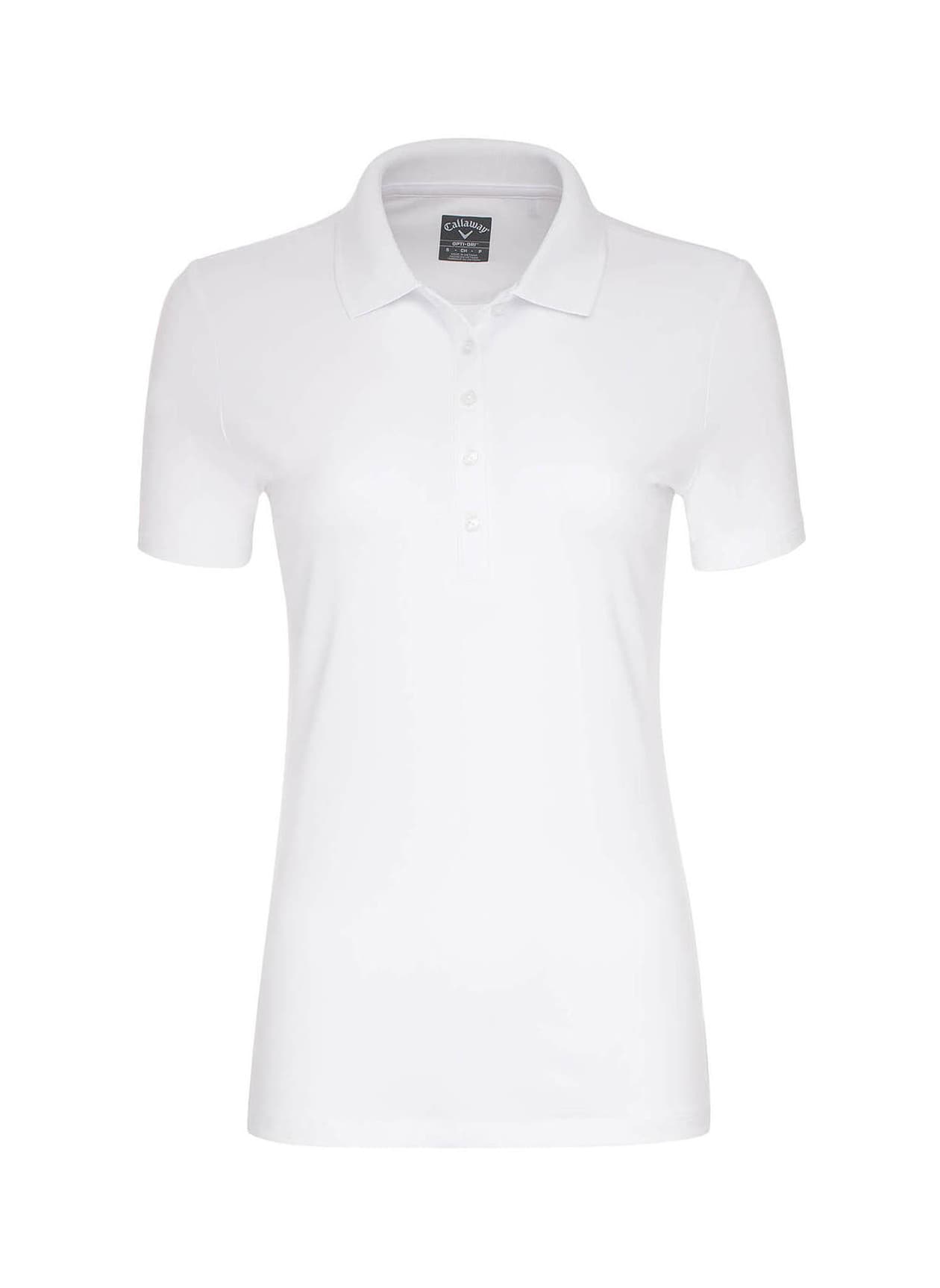 Callaway Golf Women's Opti-Dri Chev Polo - White 3XL