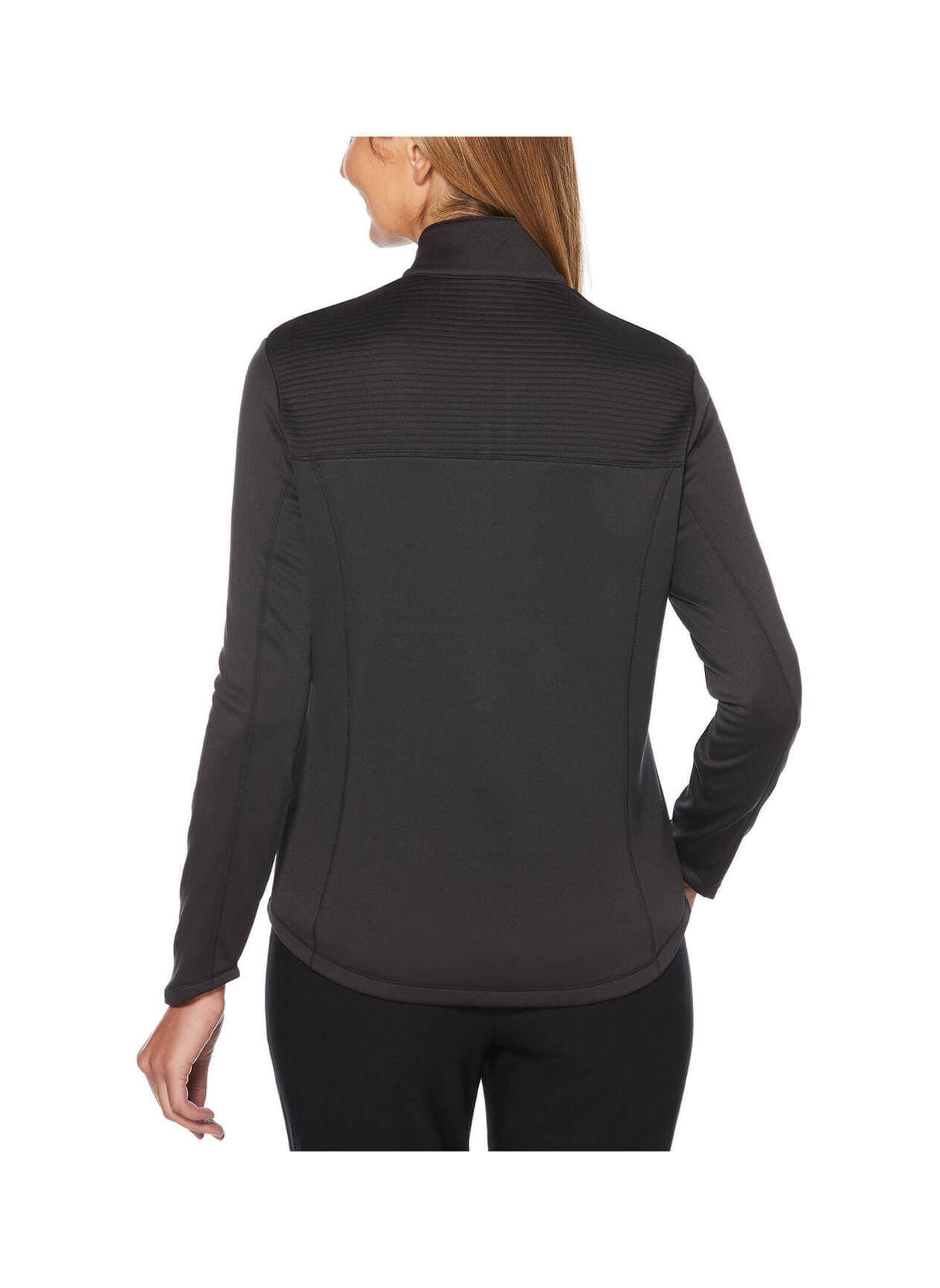 Callaway Golf Women's Ottoman Fleece Quarter-Zip - Black 3XL