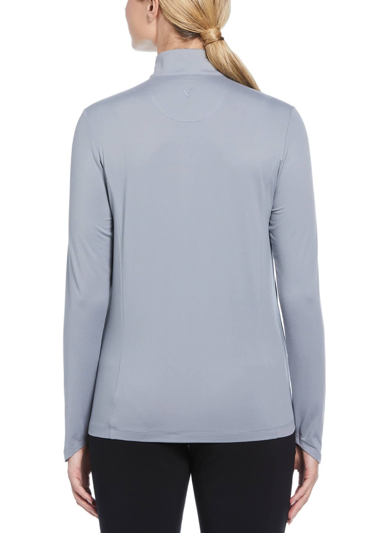 Callaway Golf Women's Lightweight Quarter-Zip - Light Grey 3XL