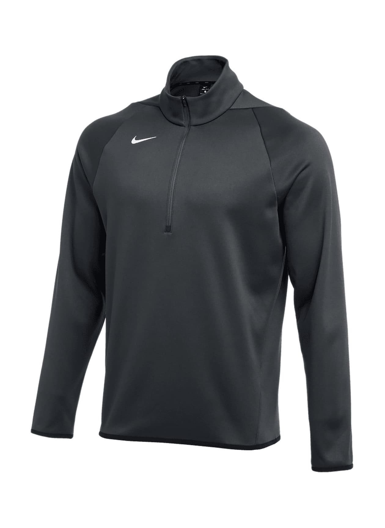 Nike Men's Therma Long-Sleeve Quarter-Zip - Black,Dark Grey 3XL