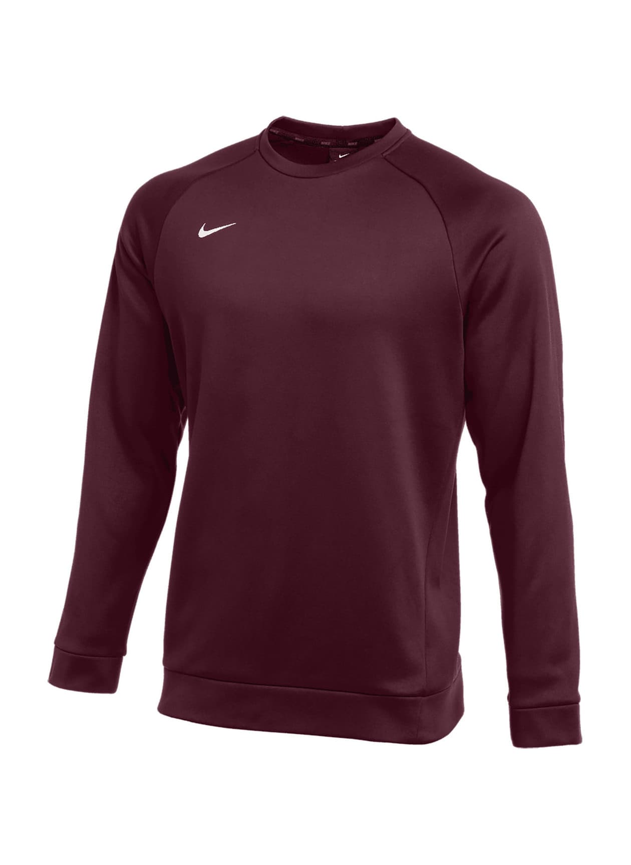 Nike Men's Therma Crew - Team Dark Maroon / White LG