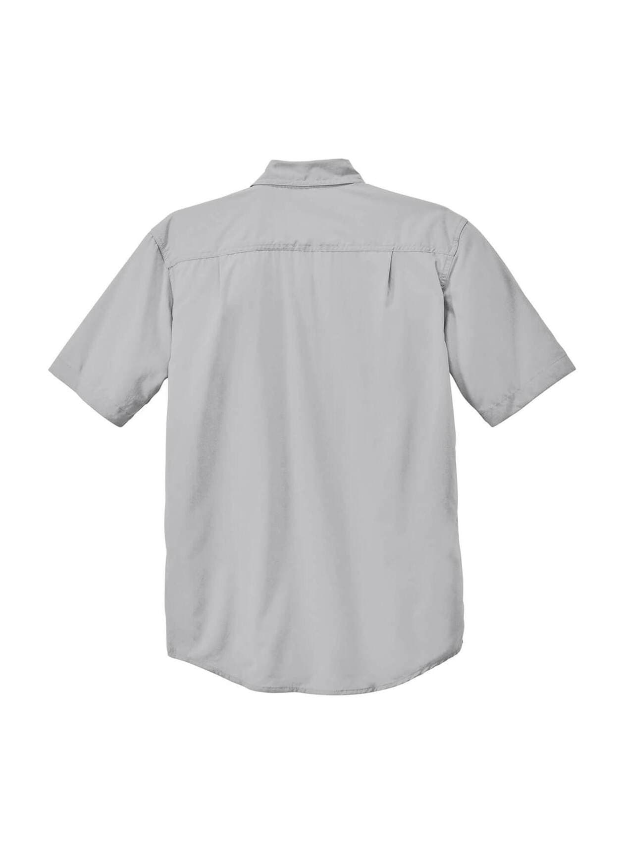 Carhartt Men's Force Solid Short-Sleeve Shirt - Light Grey 3XL