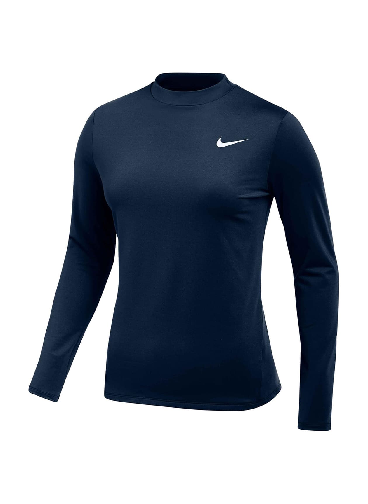 Nike Women's Pro Intertwist Long-Sleeve T-Shirt - Team Navy / White (419) LG
