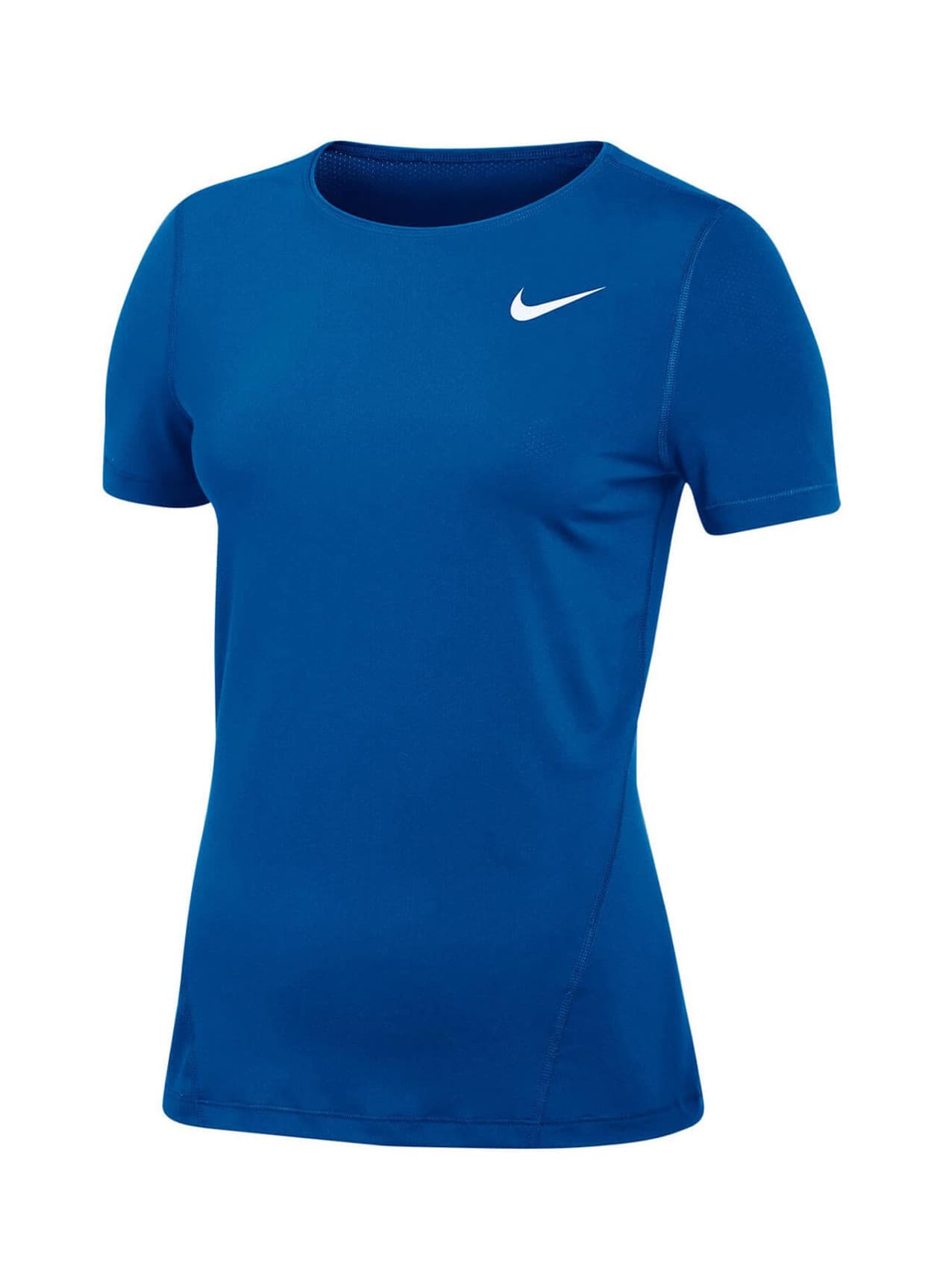 Nike Women's Mesh T-Shirt - Game Royal / White (493) LG