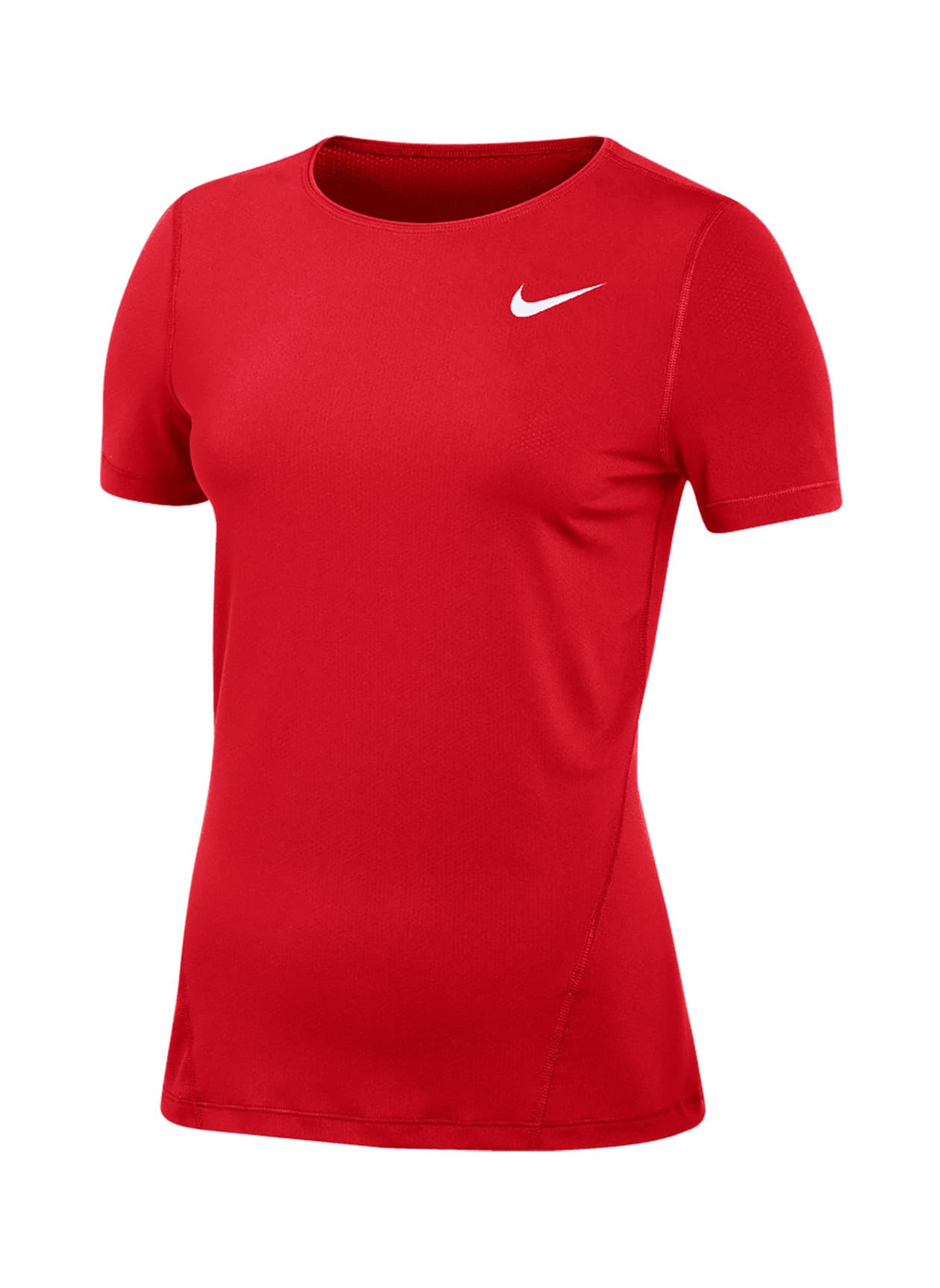 Nike Women's Mesh T-Shirt - Red LG