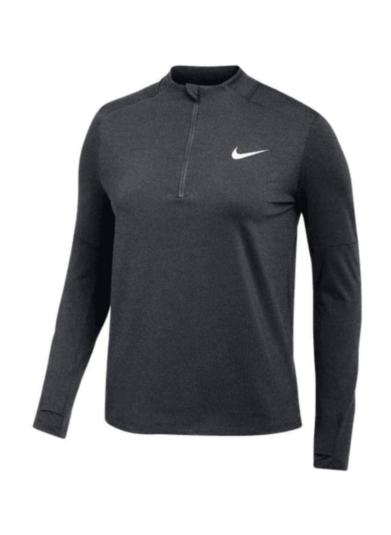 Nike Women's Nike Dri-FIT Element Half-Zip - White,Dark Grey LG