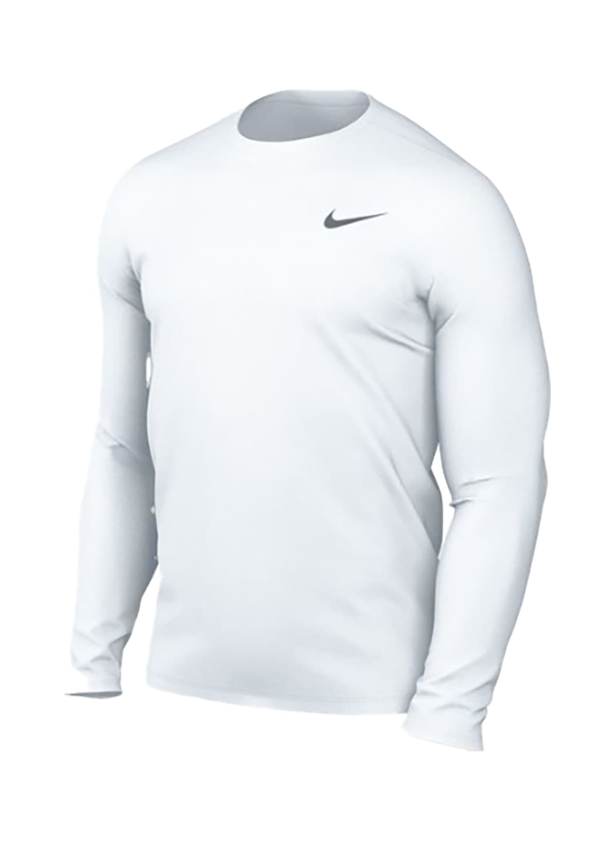 Nike Men's Legend Long-Sleeve Crew T-Shirt - White 3XL