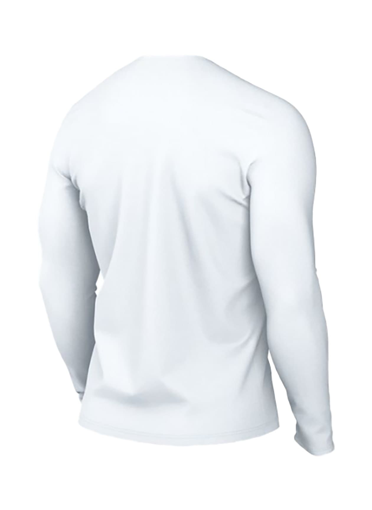 Nike Men's Legend Long-Sleeve Crew T-Shirt - White 3XL