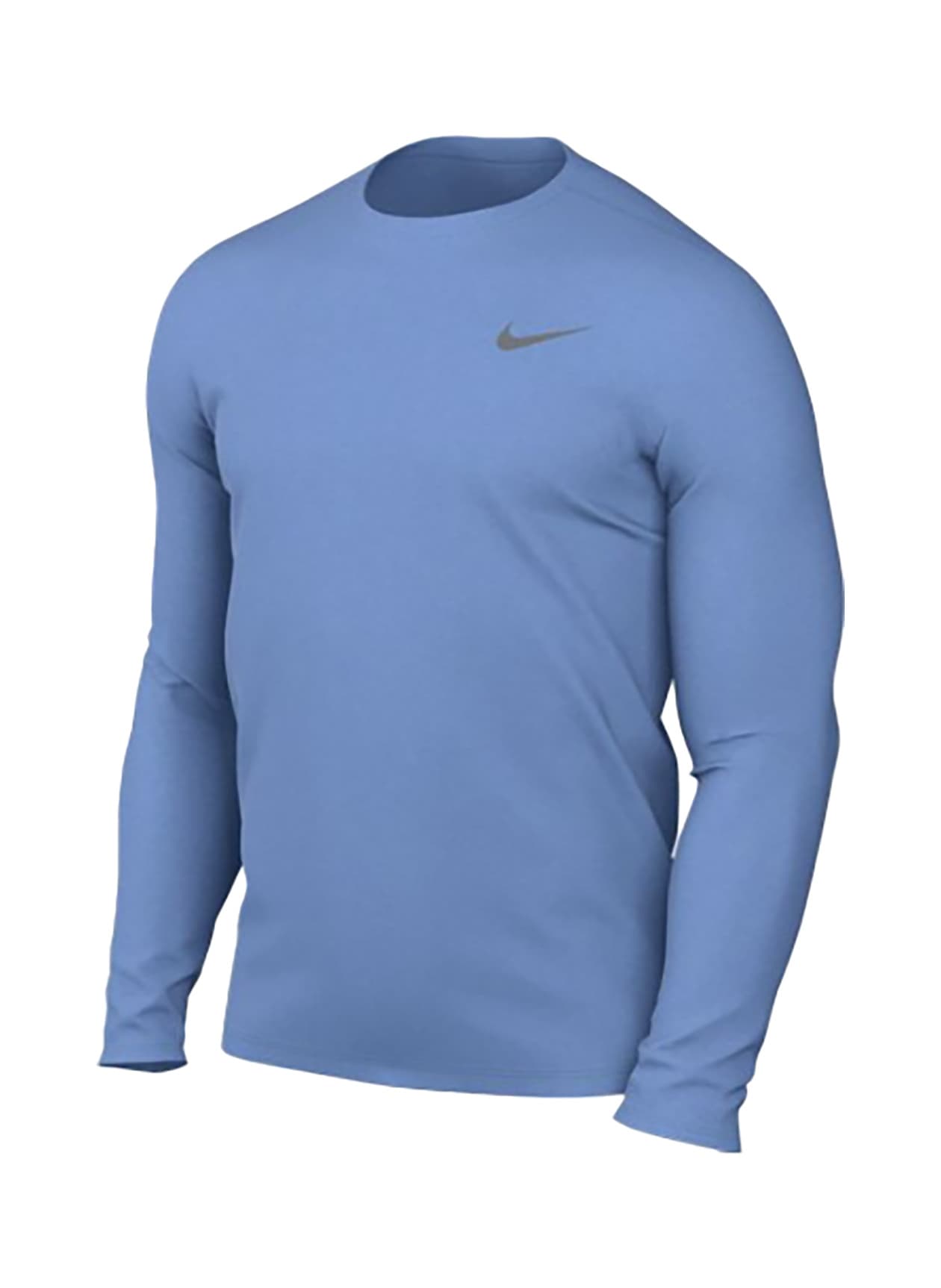 Nike Men's Legend Long-Sleeve Crew T-Shirt - Cyan 3XL