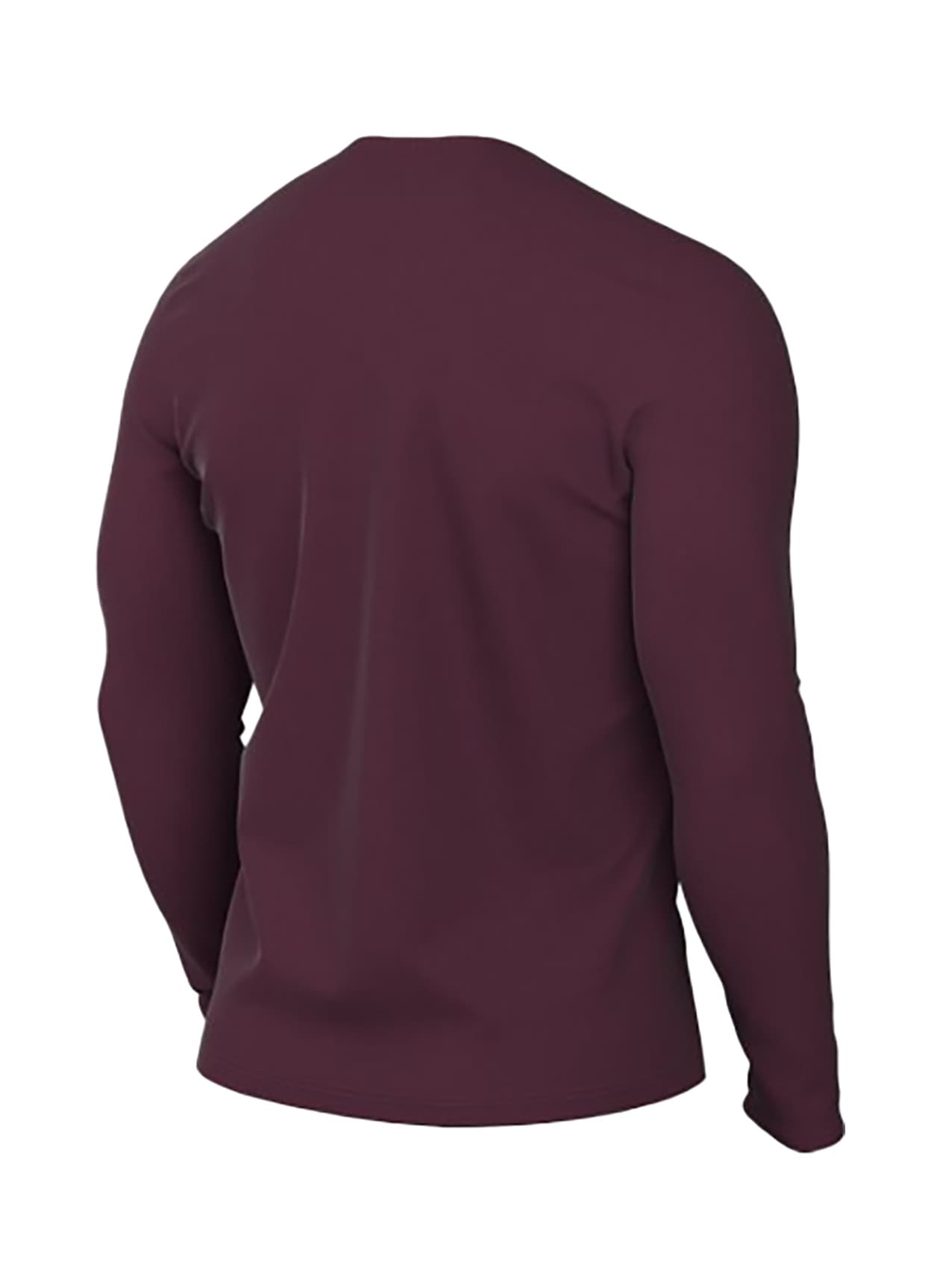 Nike Men's Legend Long-Sleeve Crew T-Shirt - Deep Maroon (669) 3XL