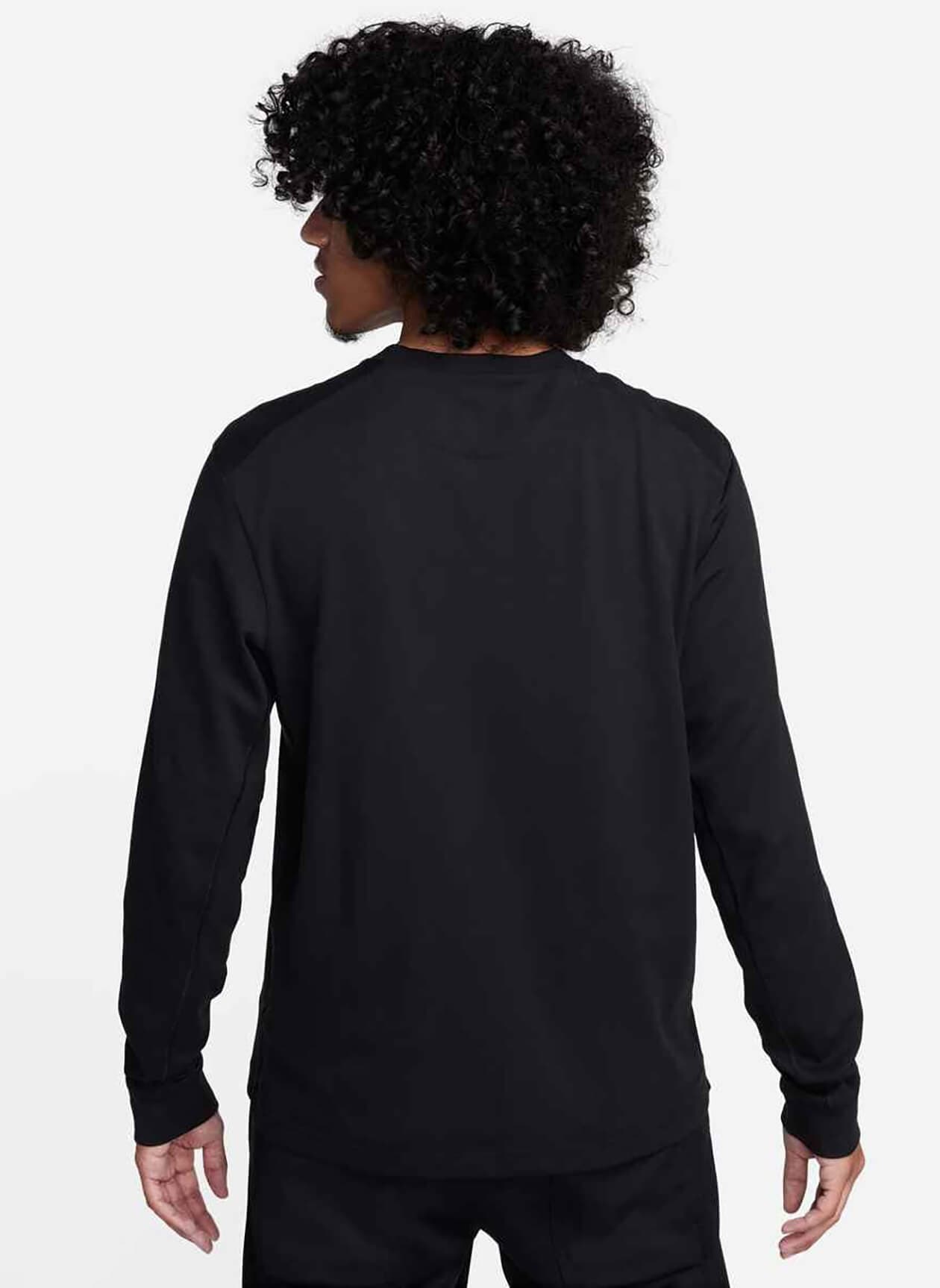 Nike Men's Dri-FIT Versatile Long-Sleeve T-Shirt - Black 3XL