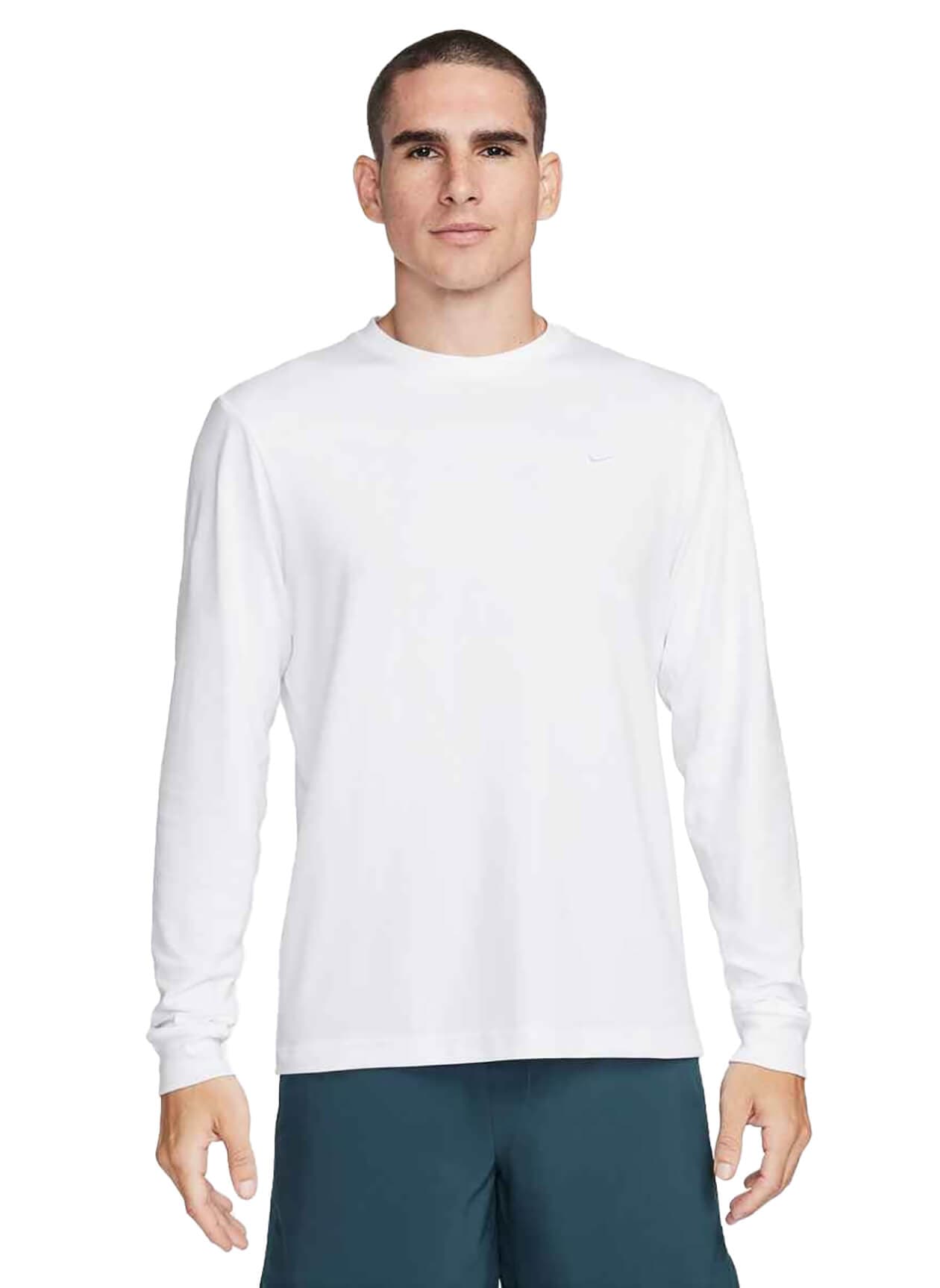 Nike Men's Dri-FIT Versatile Long-Sleeve T-Shirt - White 3XL