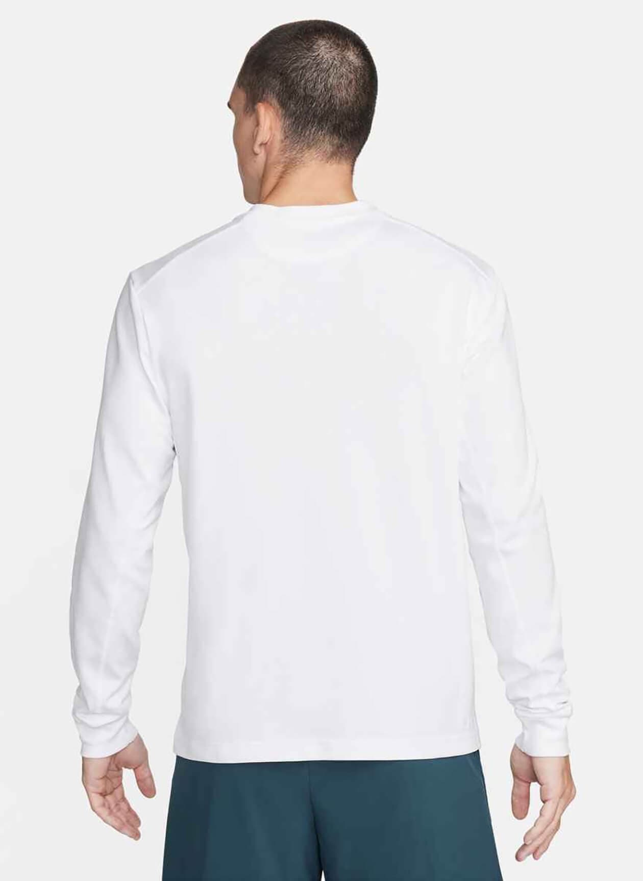 Nike Men's Dri-FIT Versatile Long-Sleeve T-Shirt - White 3XL