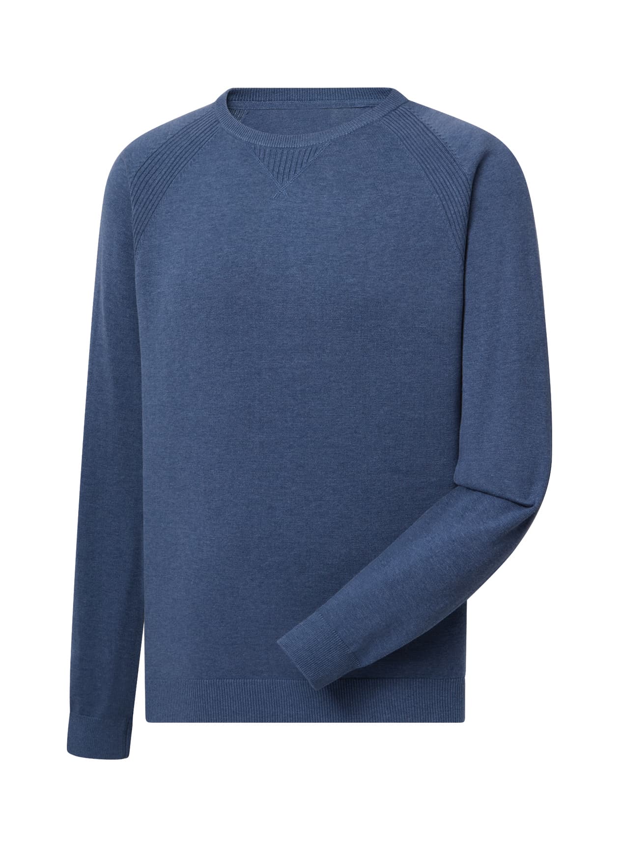 FootJoy Men's Crewneck Sweater - Heather Storm (29079) LG