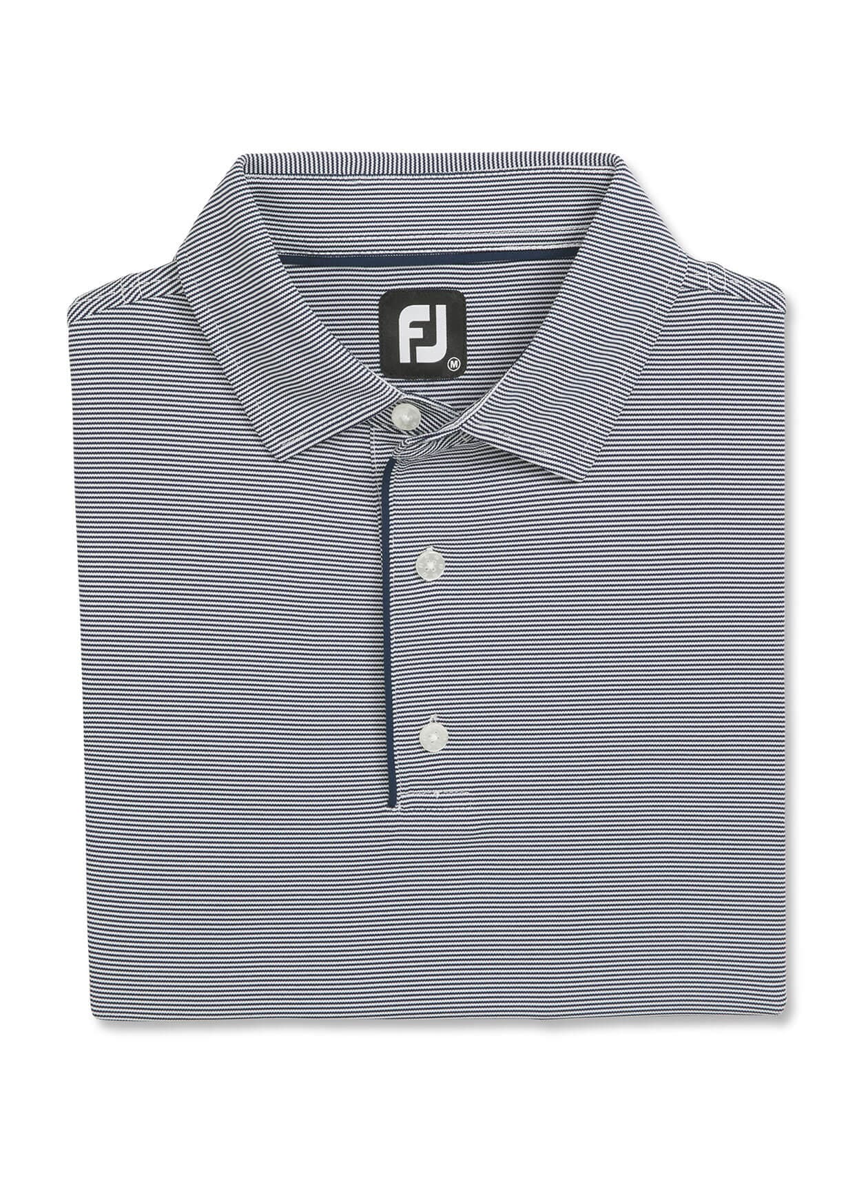 FootJoy Men's Sun Protection Long-Sleeve Shirt - Navy / White (30449) 3XL