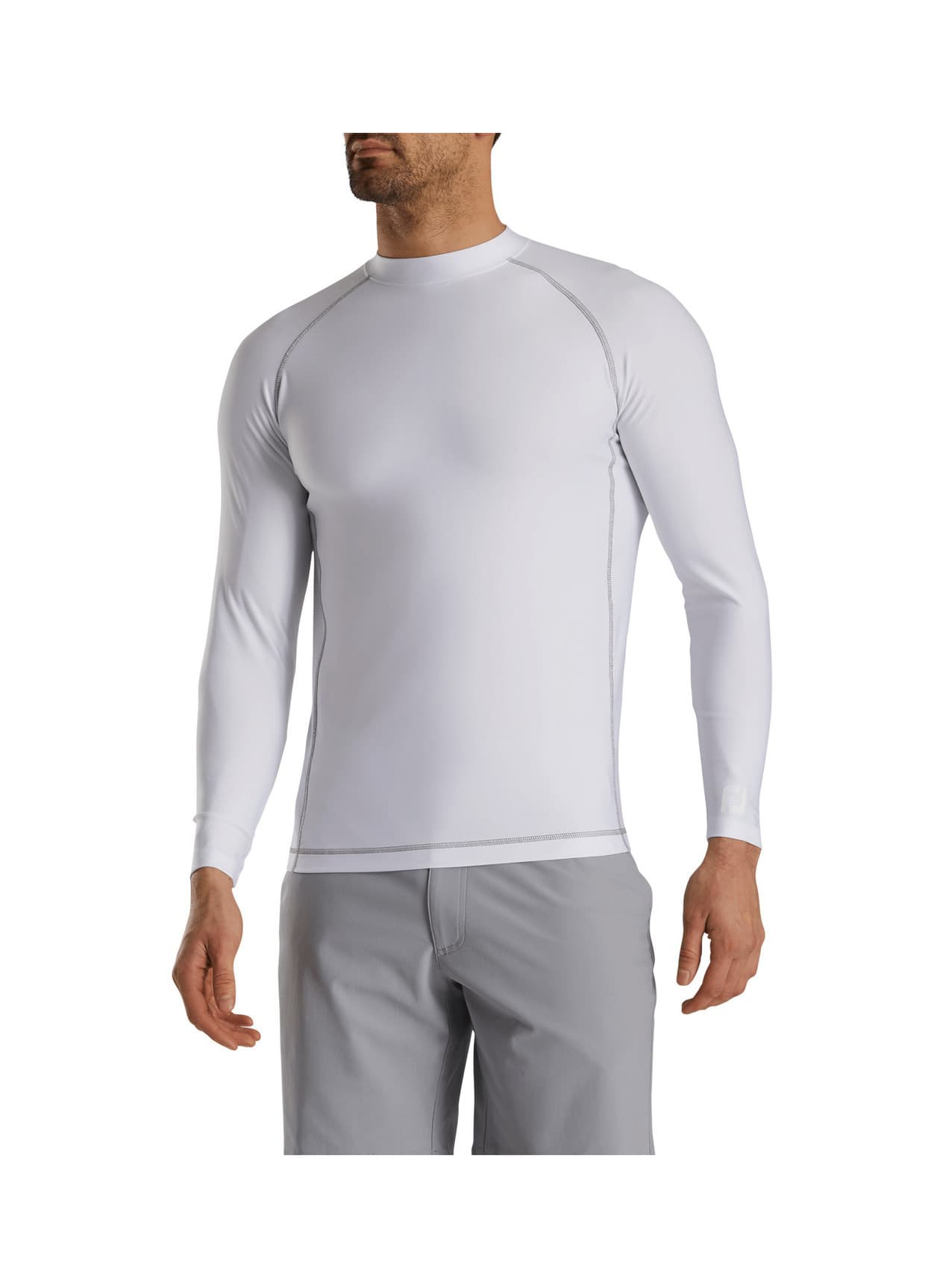 FootJoy Men's Thermal Long-Sleeve Base Layer - White 3XL