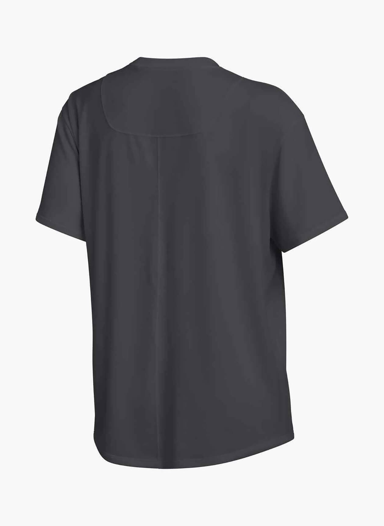 Nike Women's Relaxed T-Shirt - Dark Grey LG