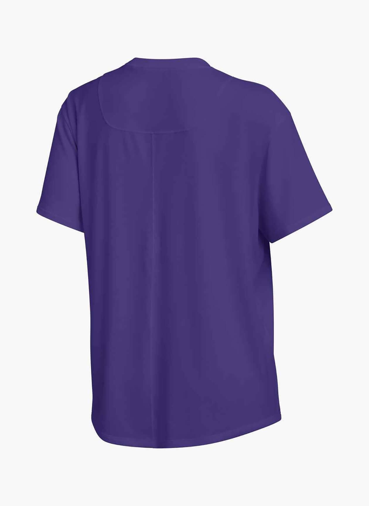 Nike Women's Relaxed T-Shirt - Purple LG