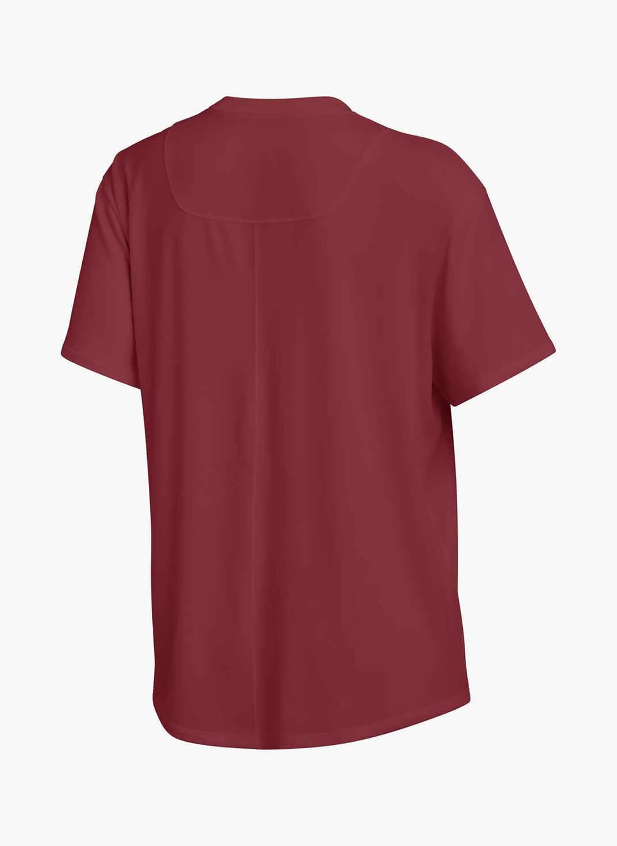 Nike Women's Relaxed T-Shirt - Team Crimson / White LG