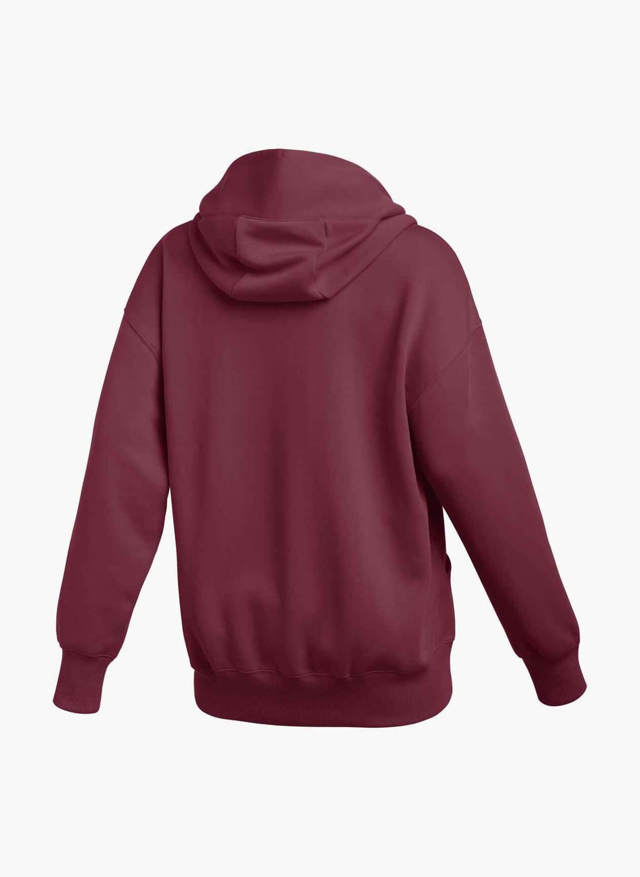 Nike Women's Phoenix Fleece Hoodie - Team Maroon / White (610) LG