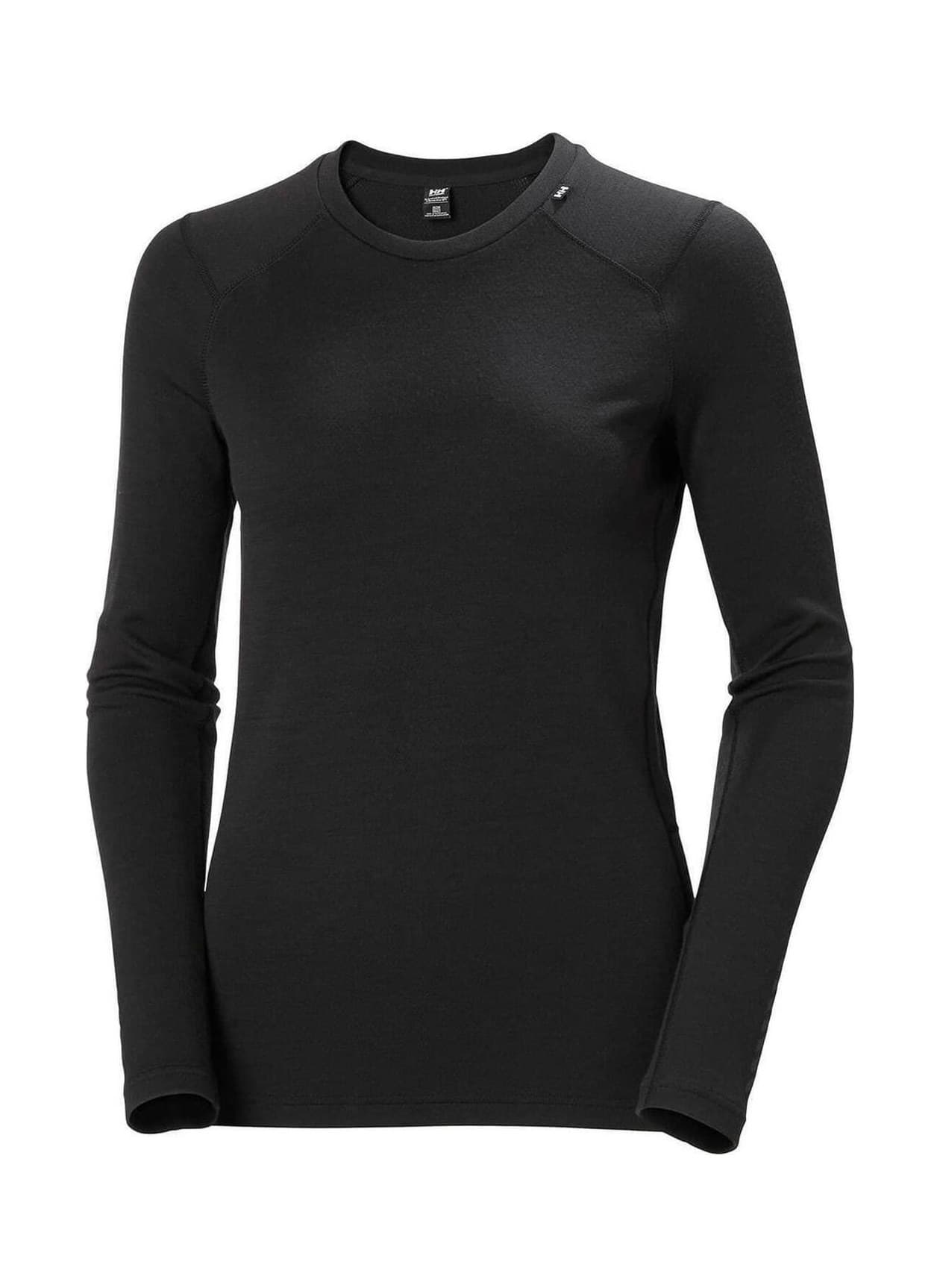 Helly Hansen Women's Lifa Merino Midweight Crew - Black LG