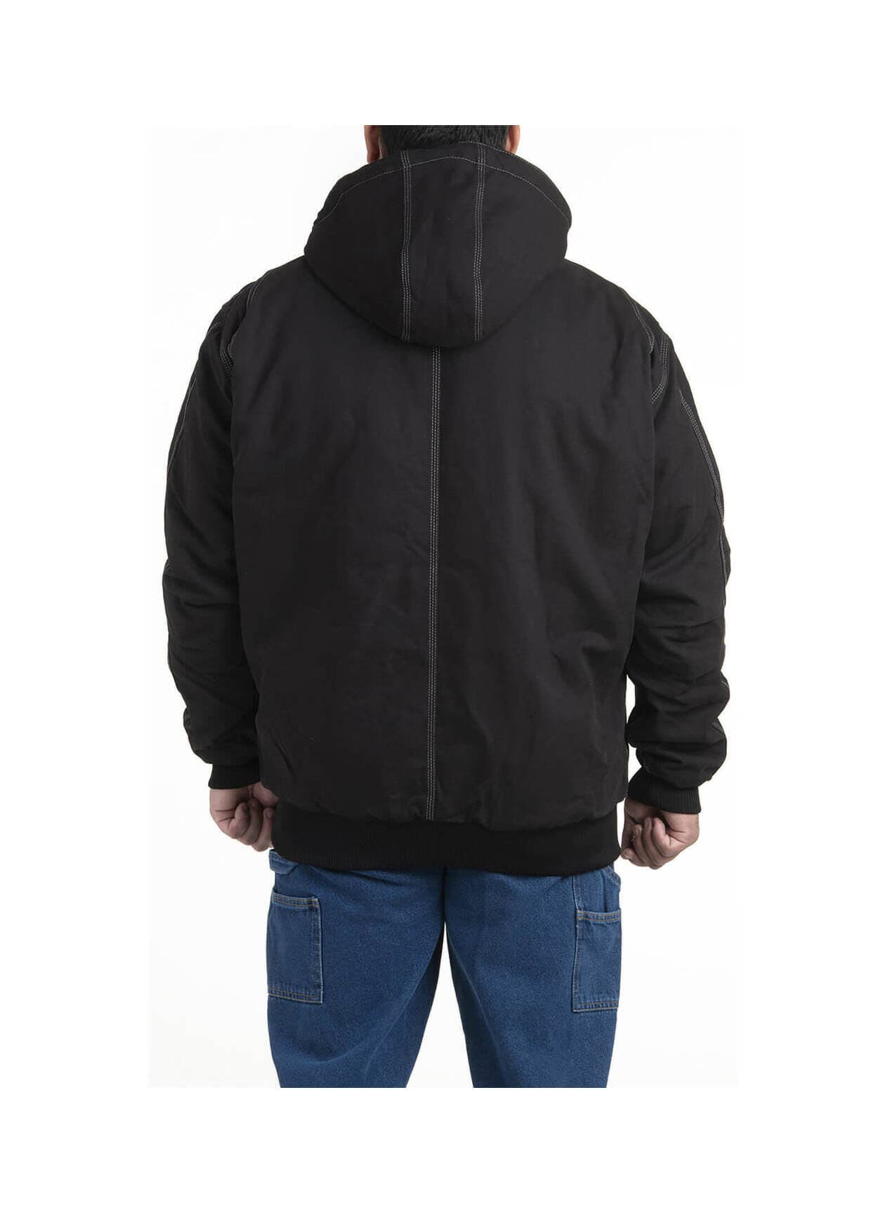 Berne Men's Modern Hooded Jacket - Black 3XL