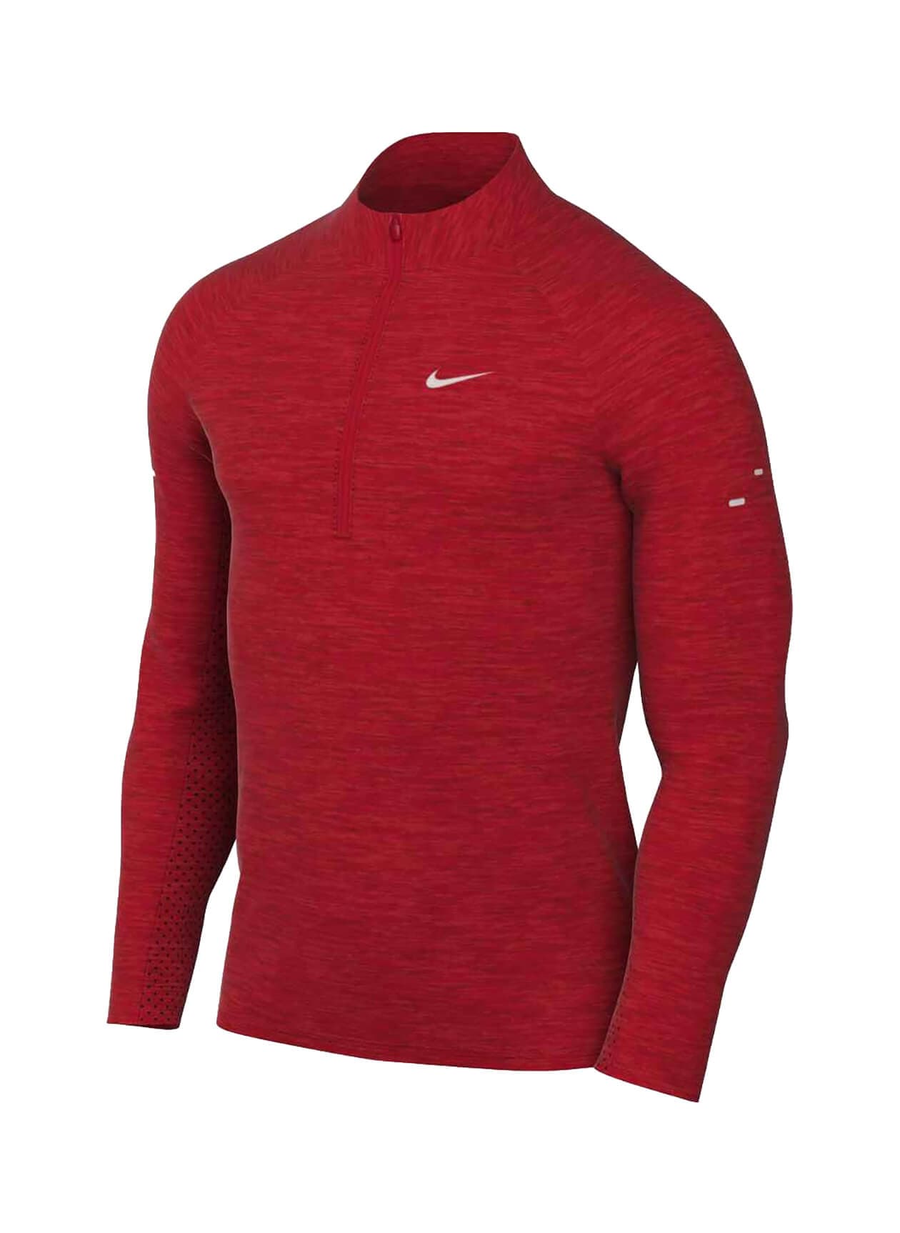 Nike Men's Swift Dri-FIT Half-Zip - University Red / Reflective Silver 3XL
