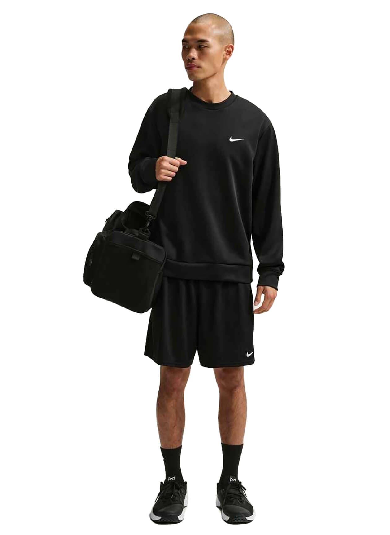 Nike Men's Dri-FIT UV Protection Crew-Neck Sweatshirt - Black 3XL