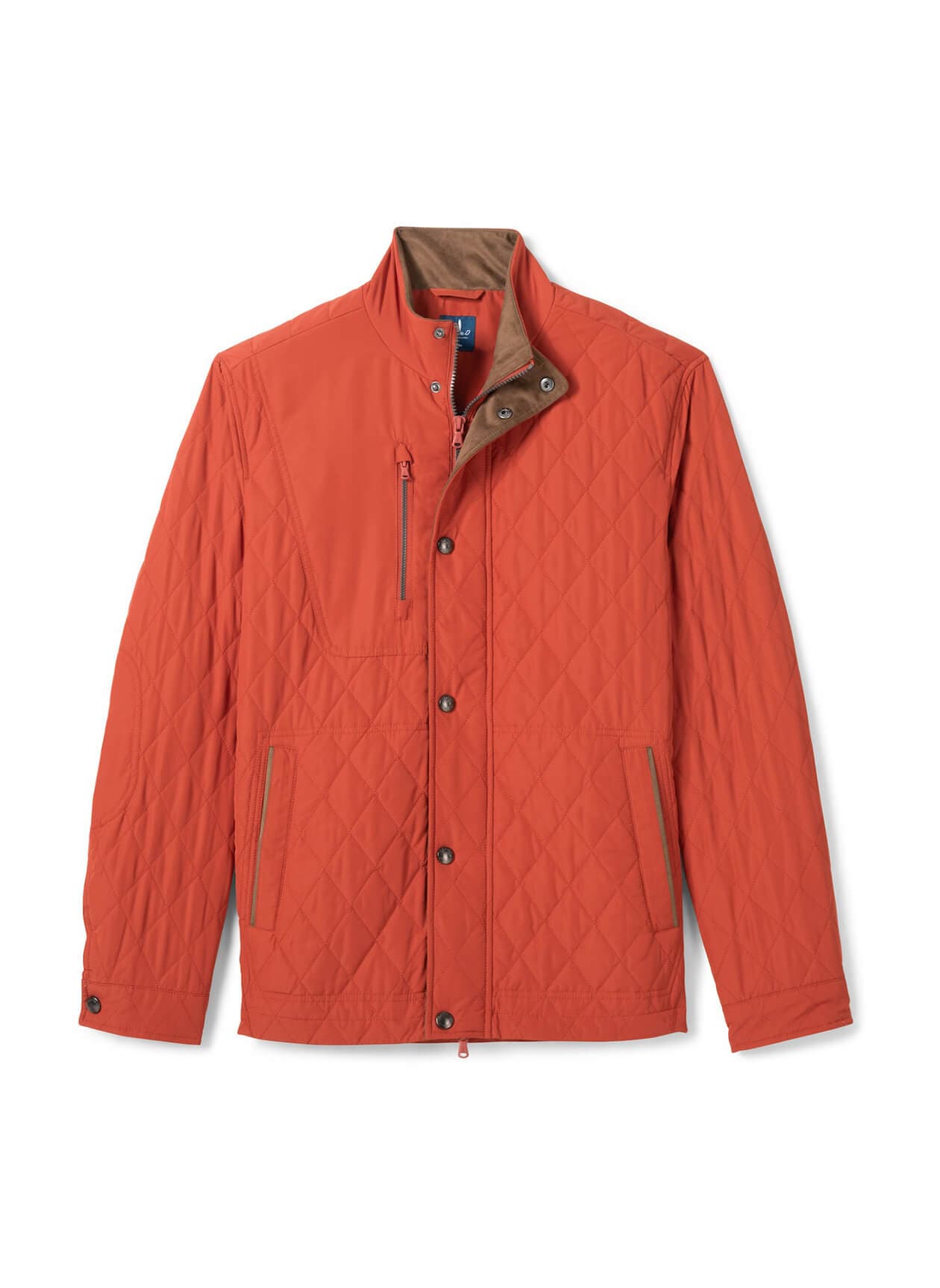 Johnnie-O Men's Juno Jacket F26 - Orange LG
